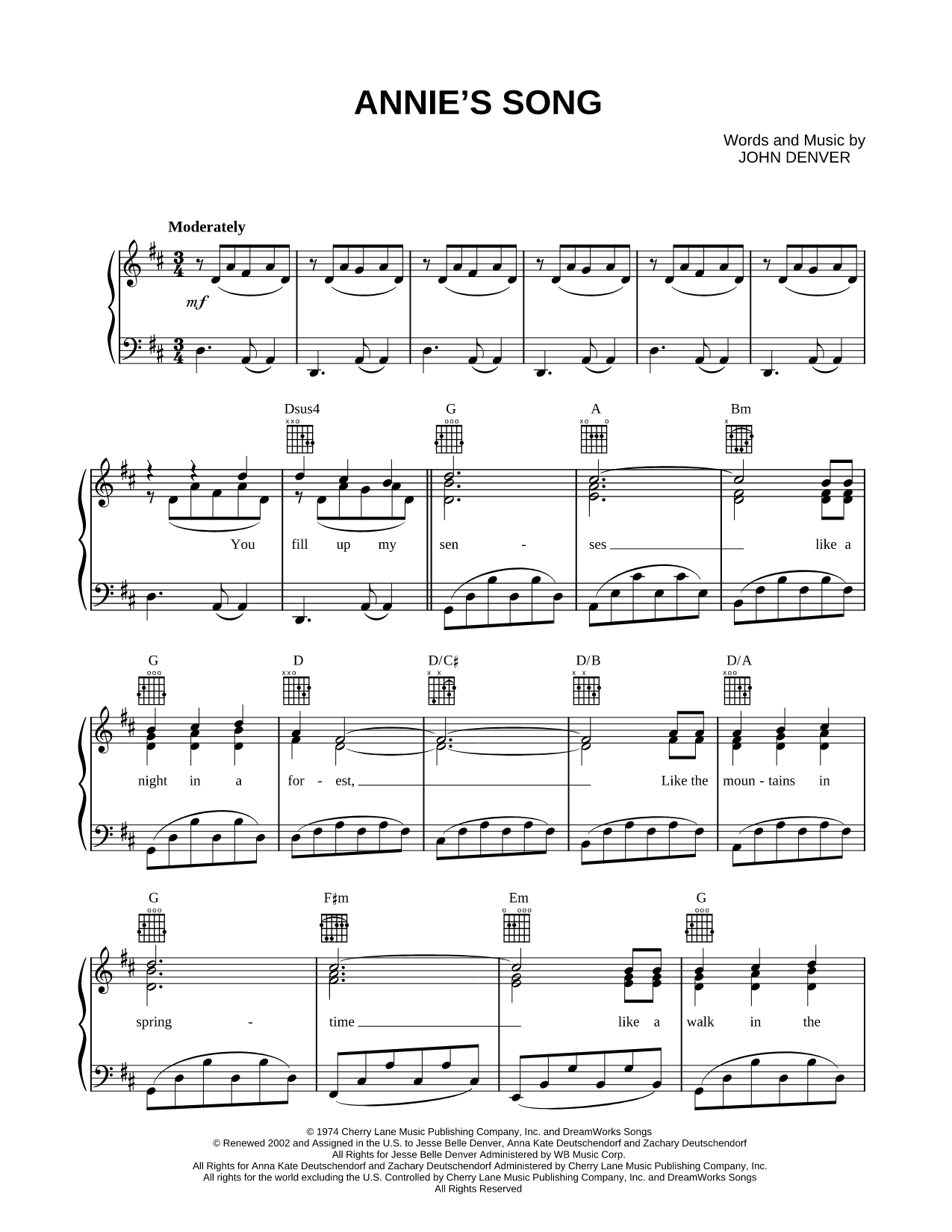 Annie's Song