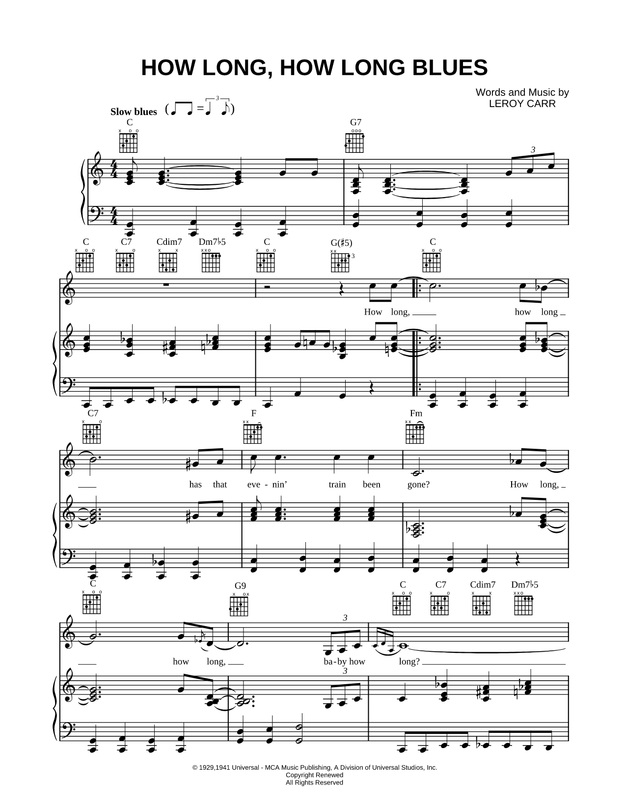 How Long, How Long Blues