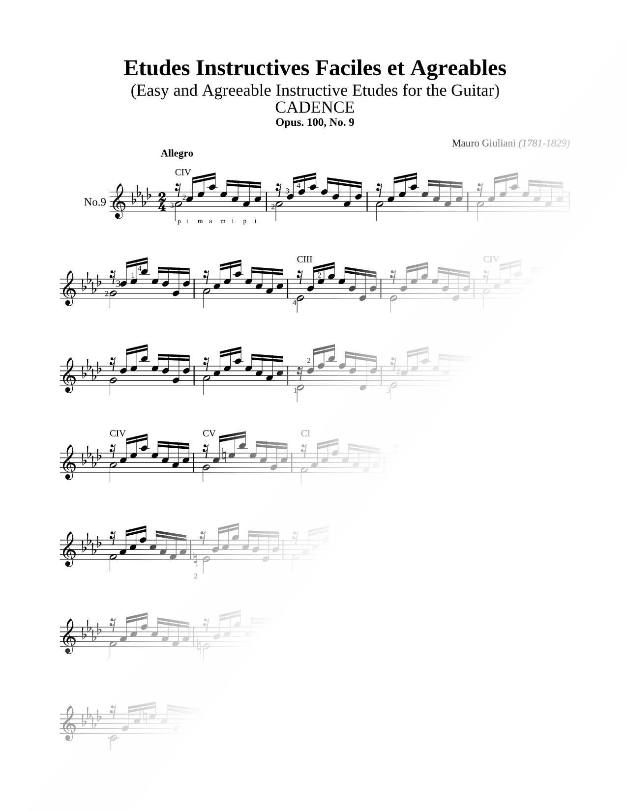 Cadence, No. 9