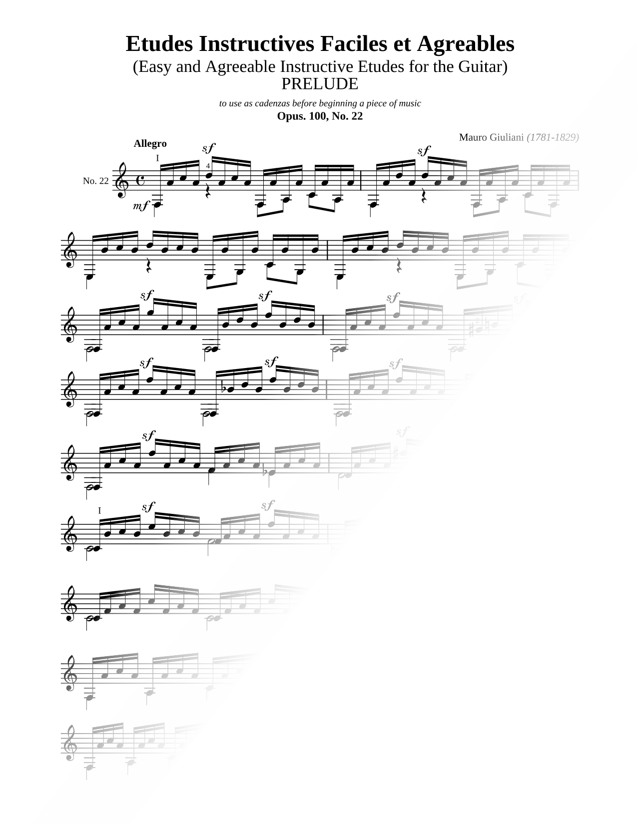Cadenza/Prelude No. 22