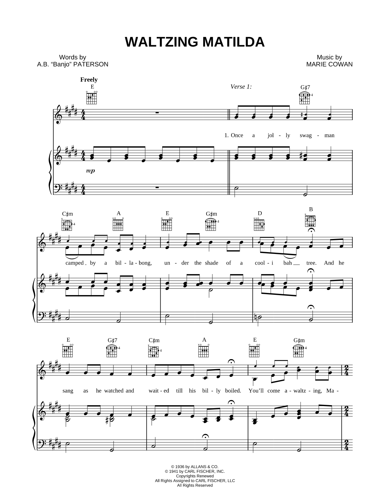 Waltzing Matilda