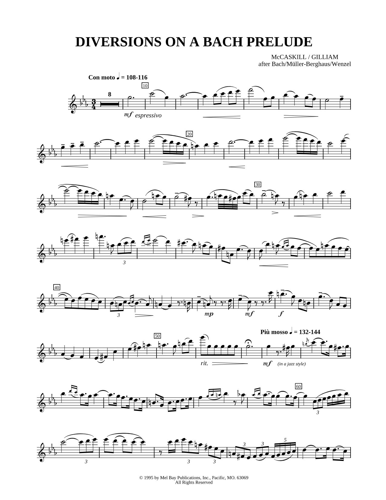 Diversions on a Bach Prelude