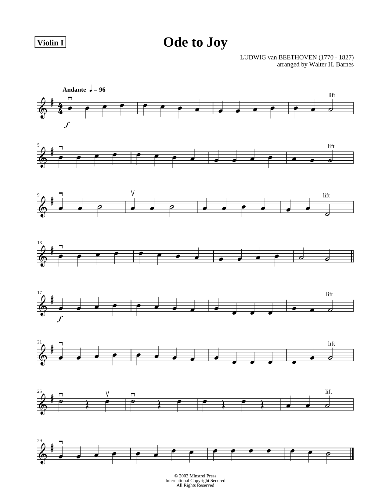 Ode to Joy