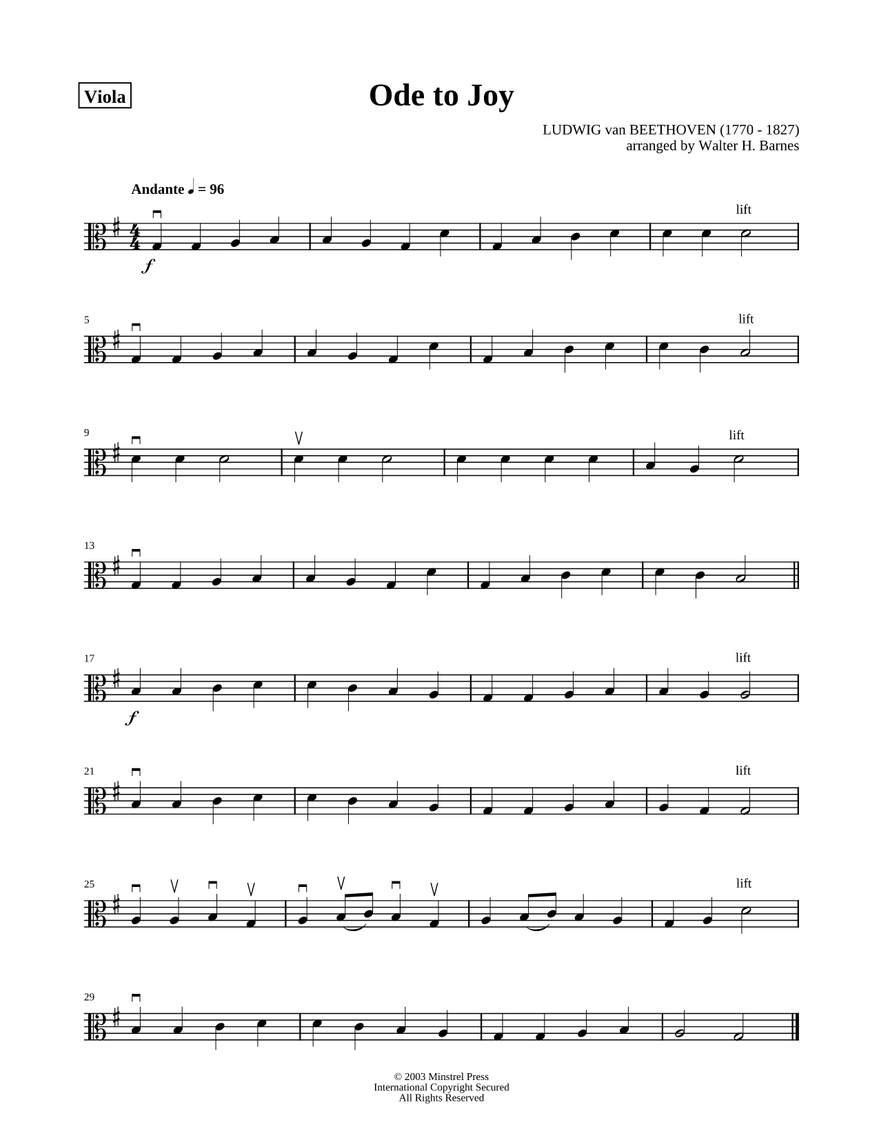 Ode to Joy