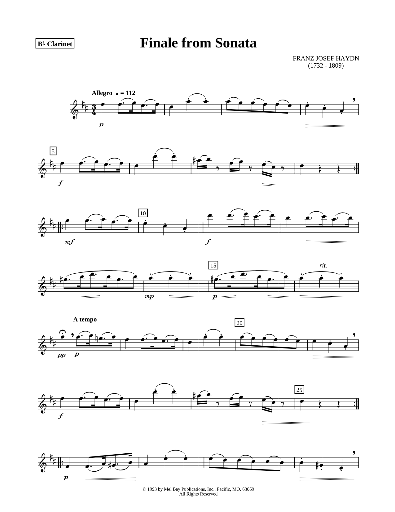 Finale From Sonata