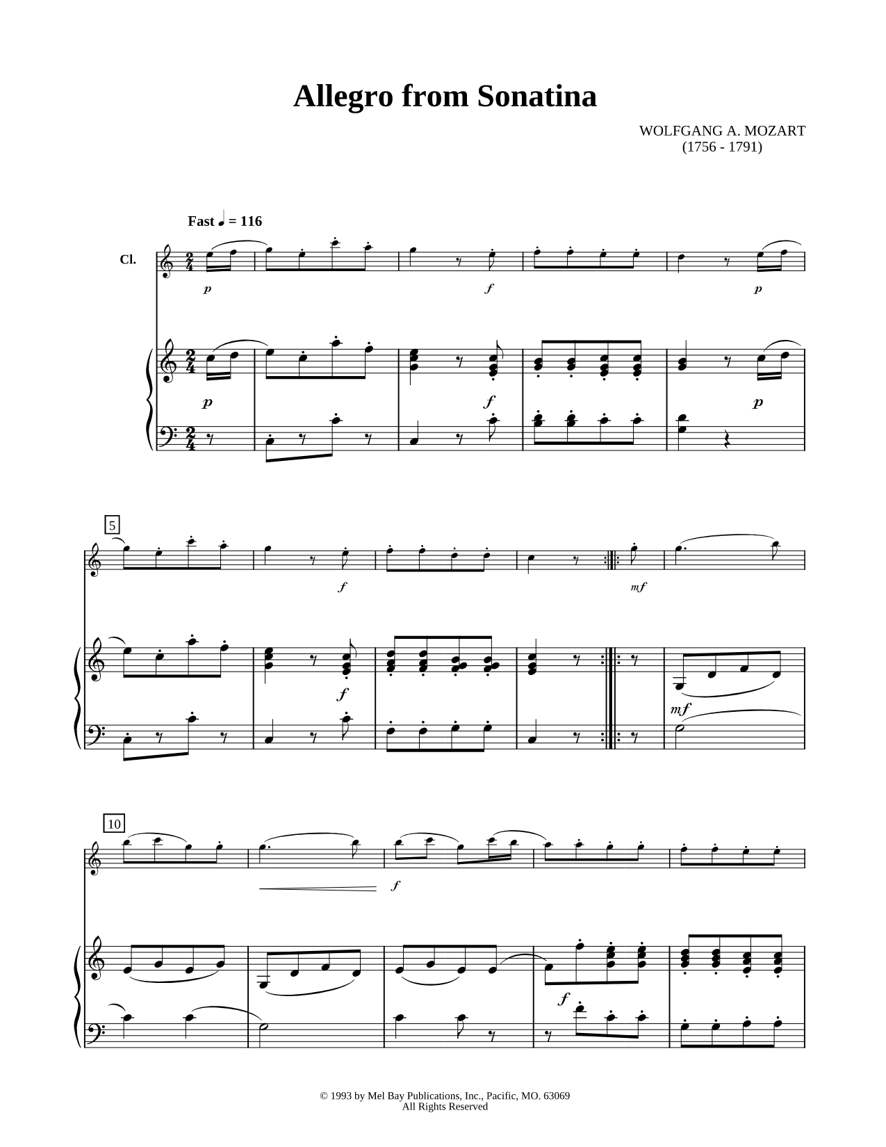 Allegro From Sonatina
