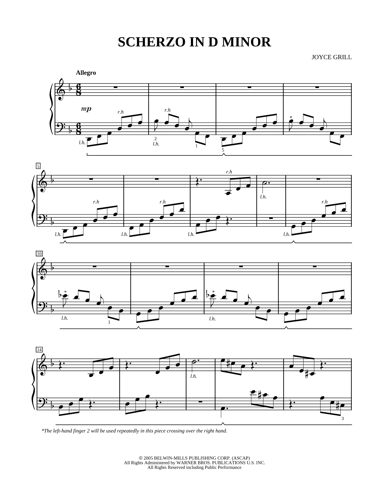 Scherzo In D Minor