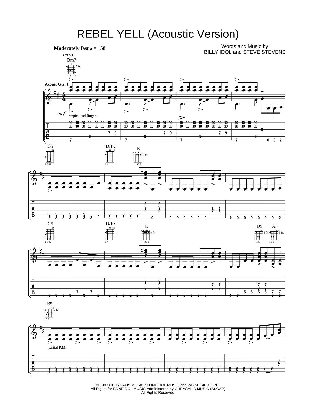 Rebel Yell (Acoustic Version)