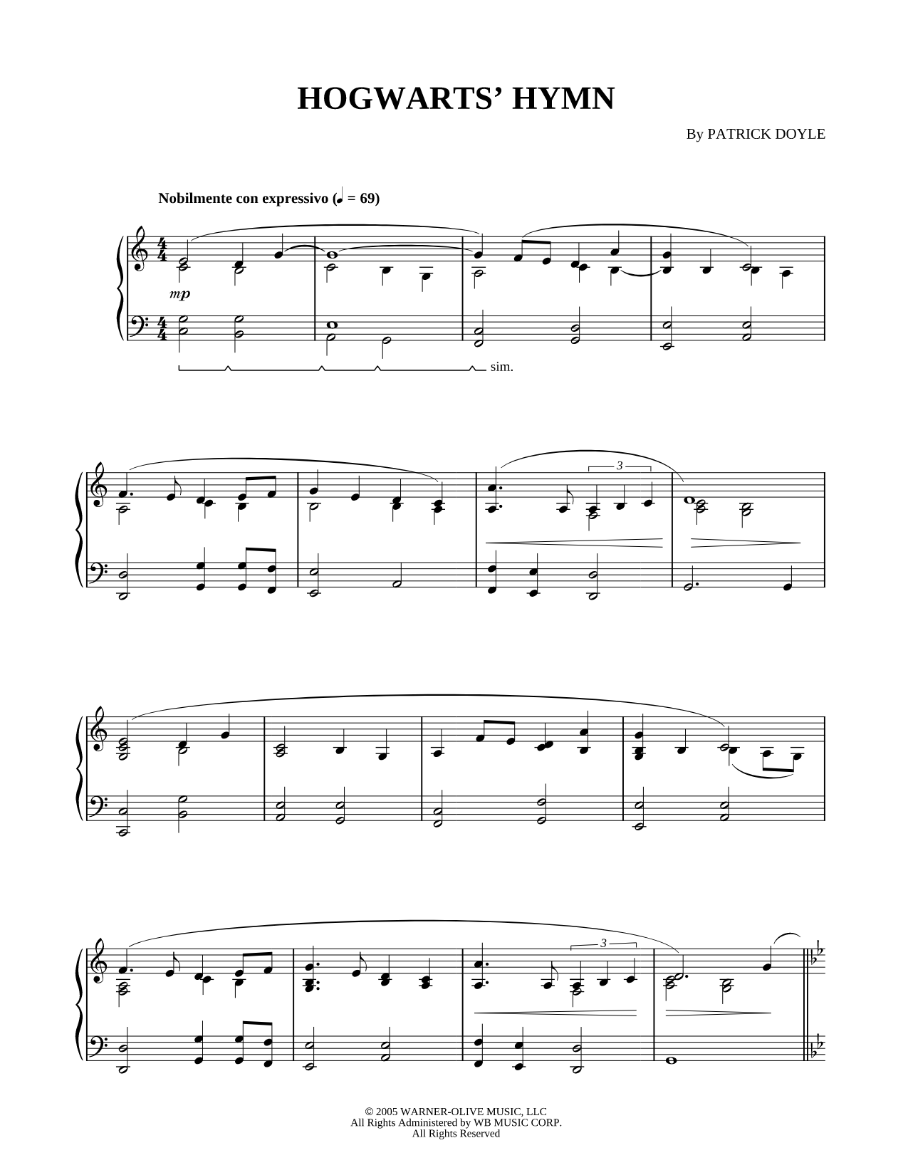 Hogwarts' Hymn