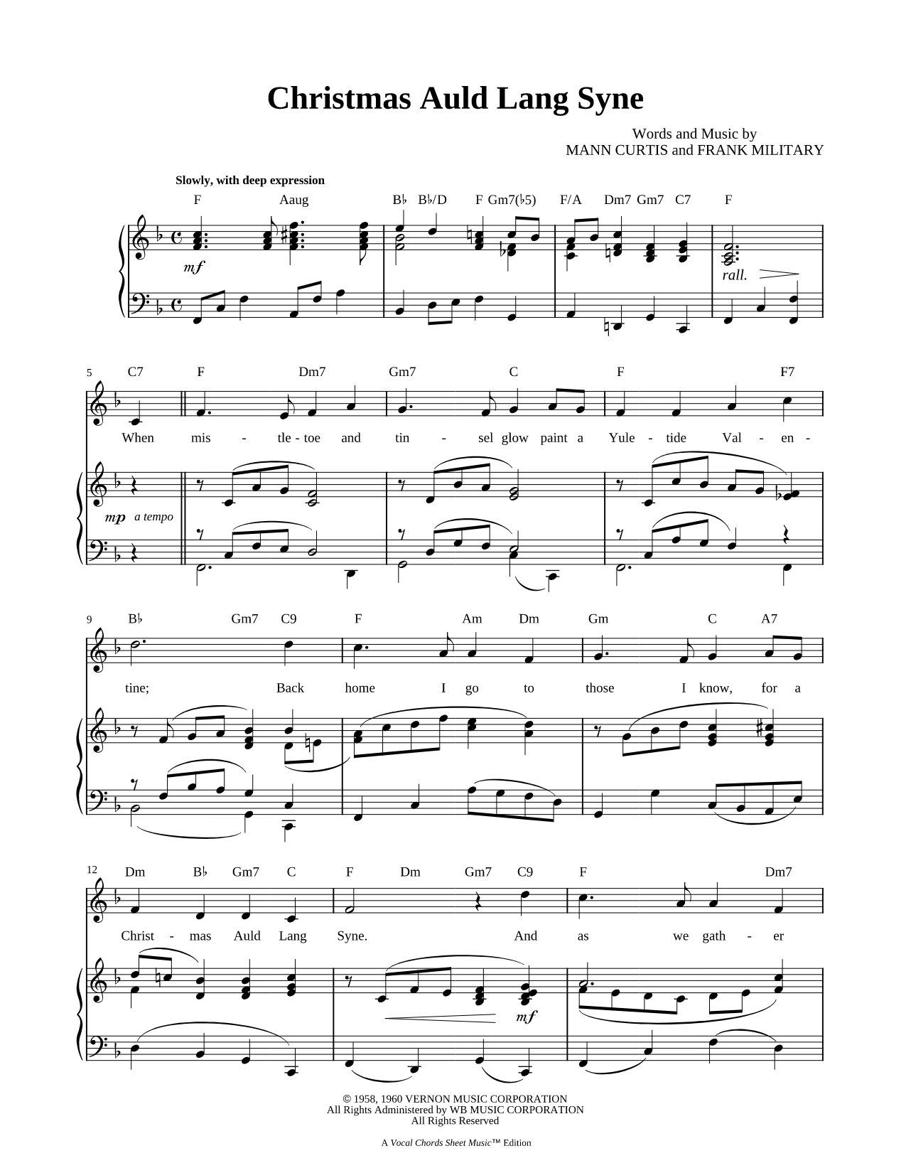 Christmas Auld Lang Syne