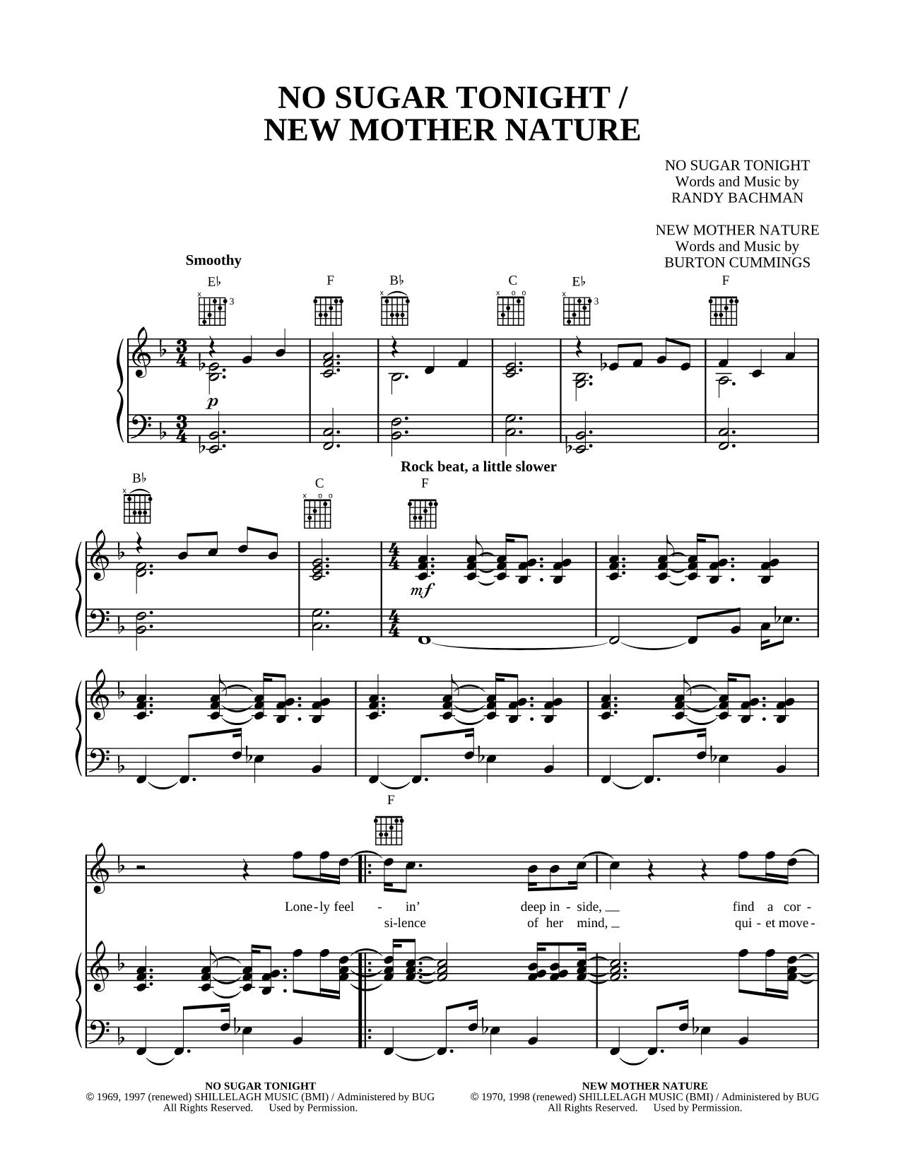 No Sugar Tonight/New Mother Nature