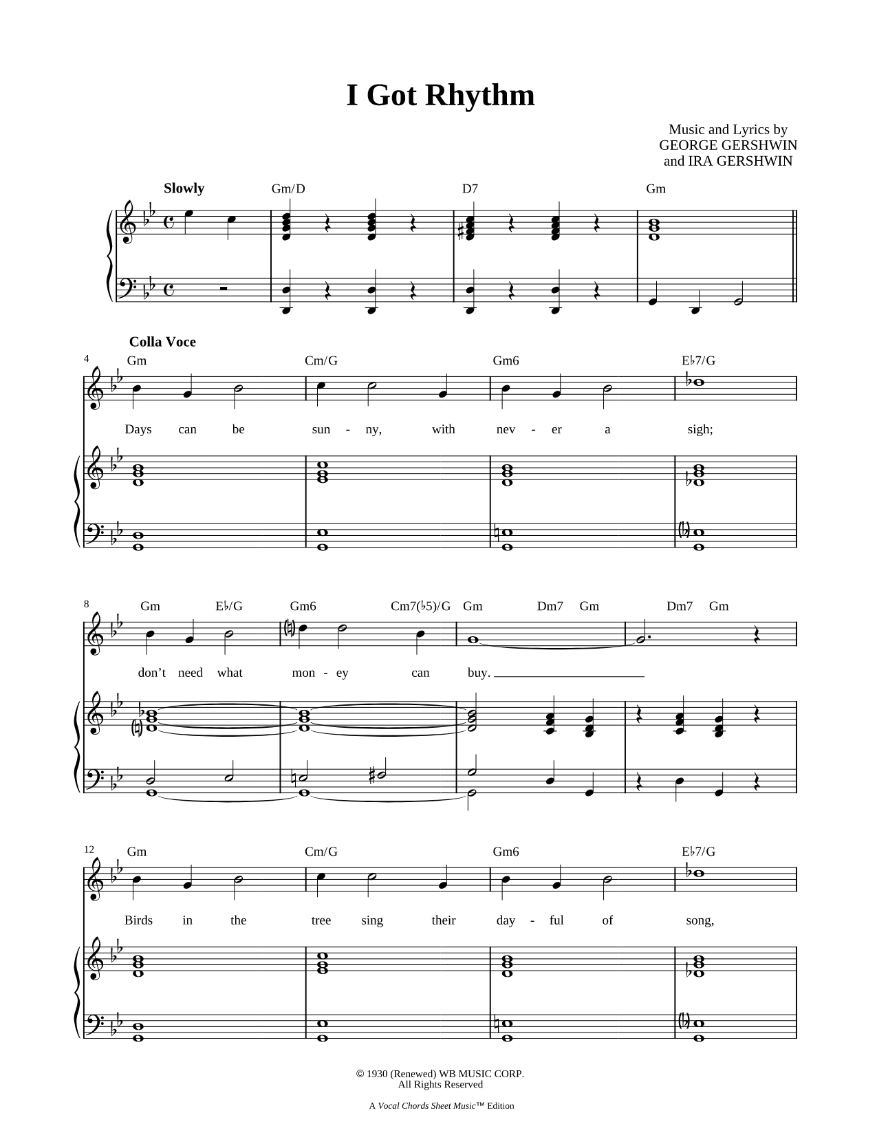 I Got Rhythm