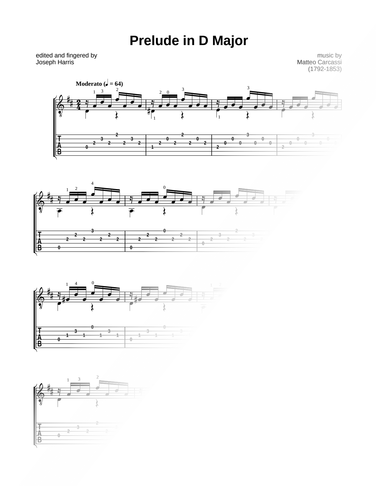 Prelude In D Major