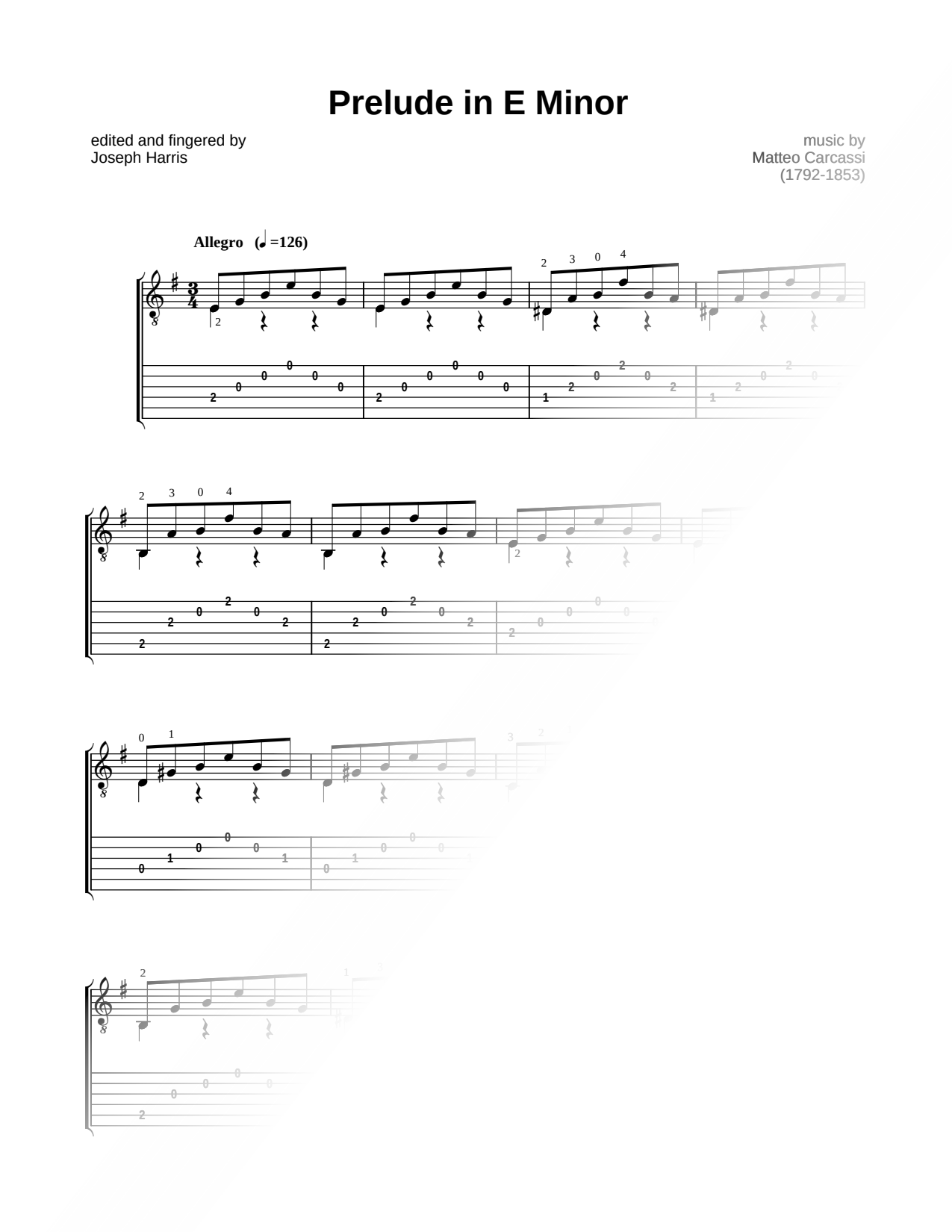 Prelude In E Minor