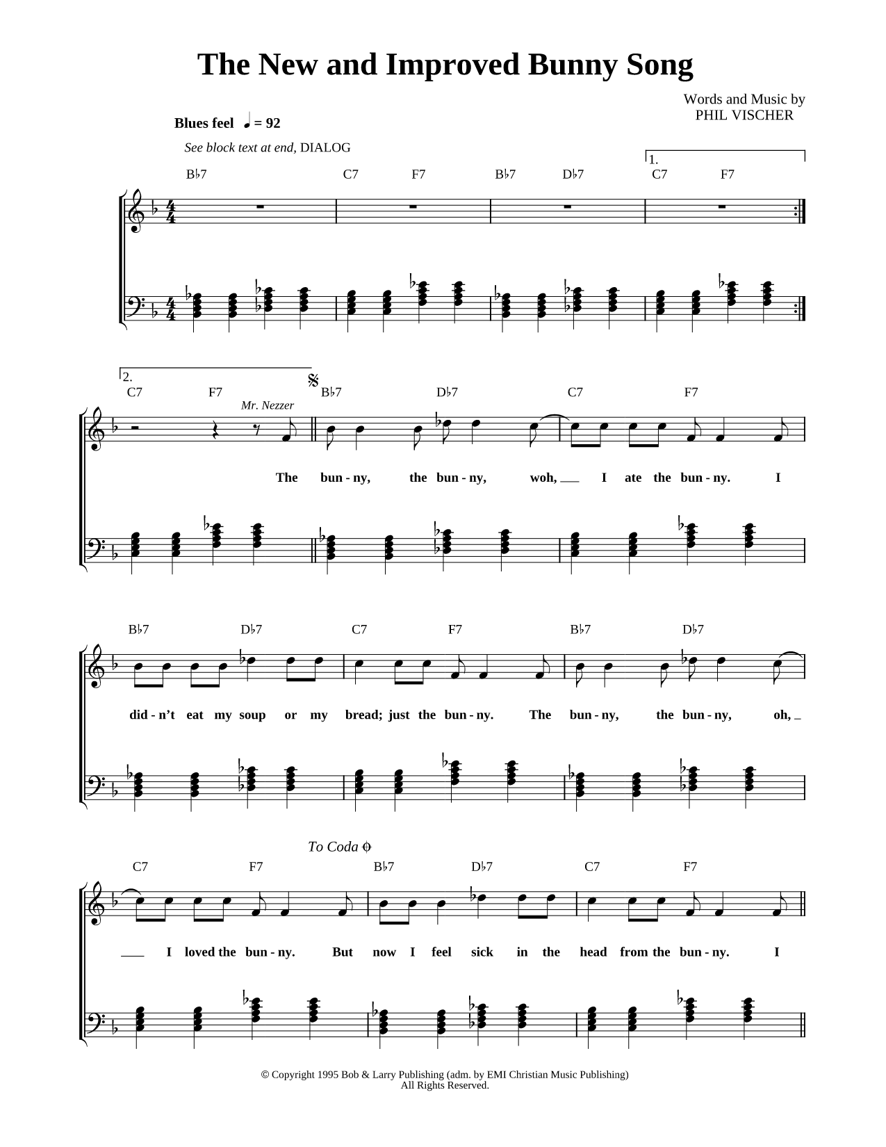 The New and Improved Bunny Song