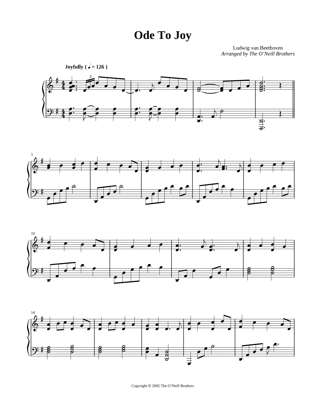 Ode to Joy
