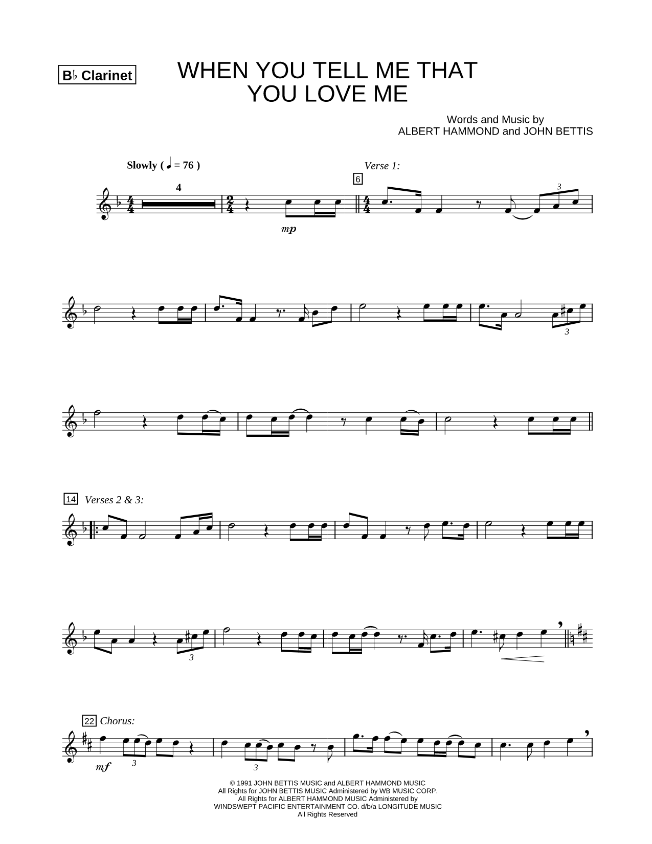 When You Tell Me That You Love Me