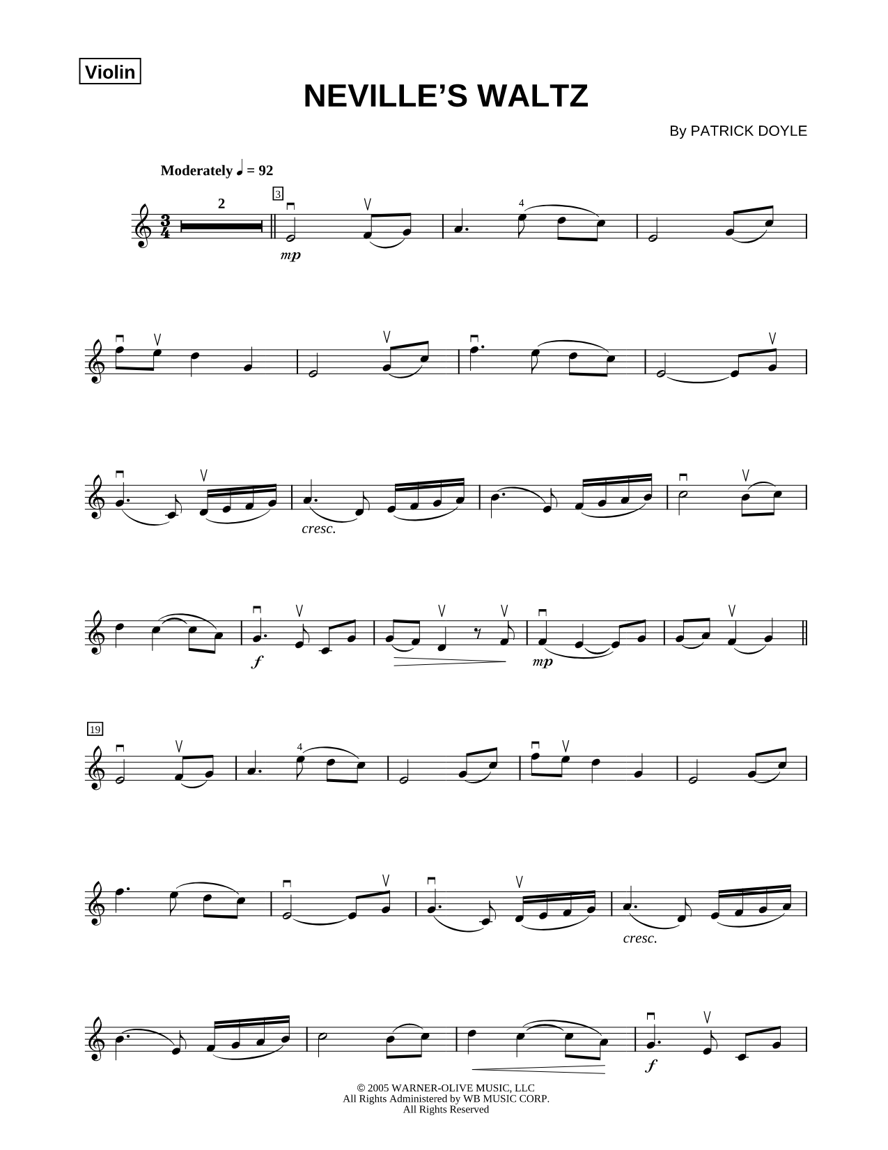 Neville's Waltz