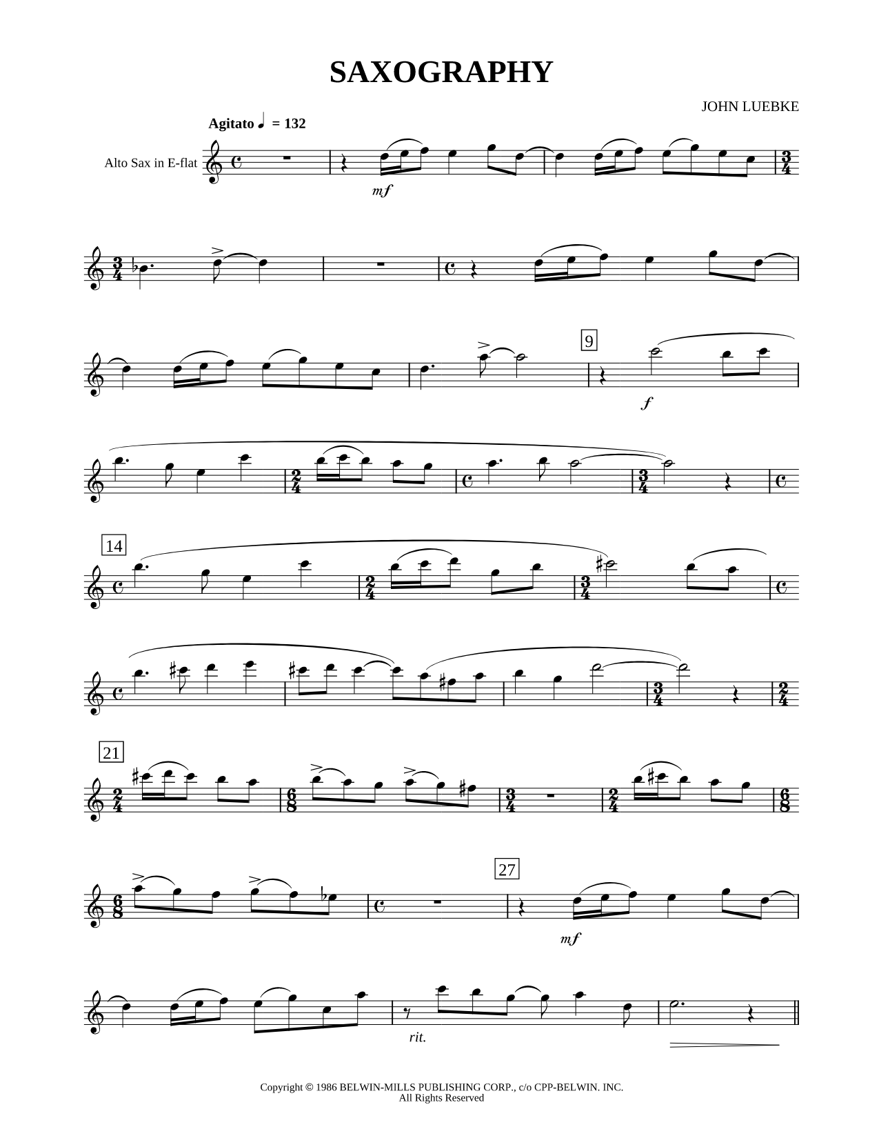 Saxography