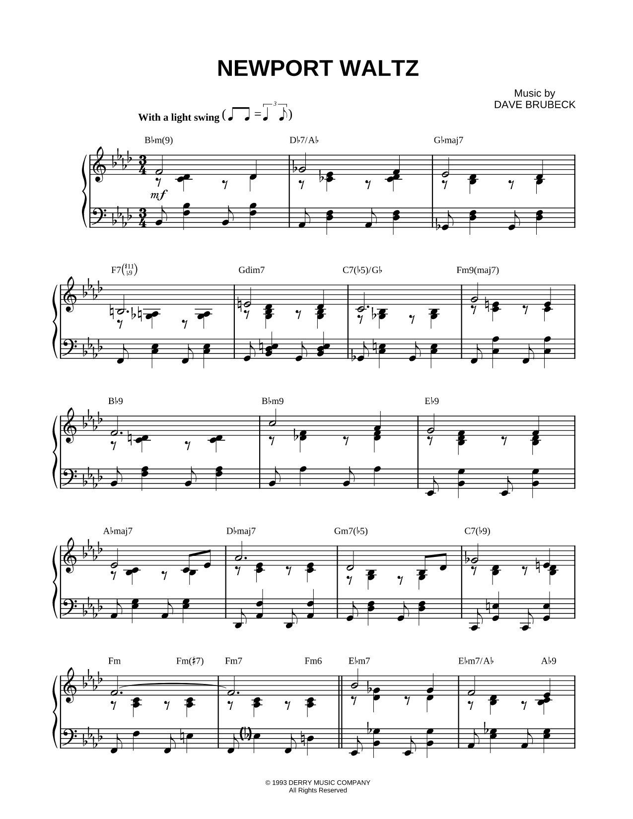 Newport Waltz