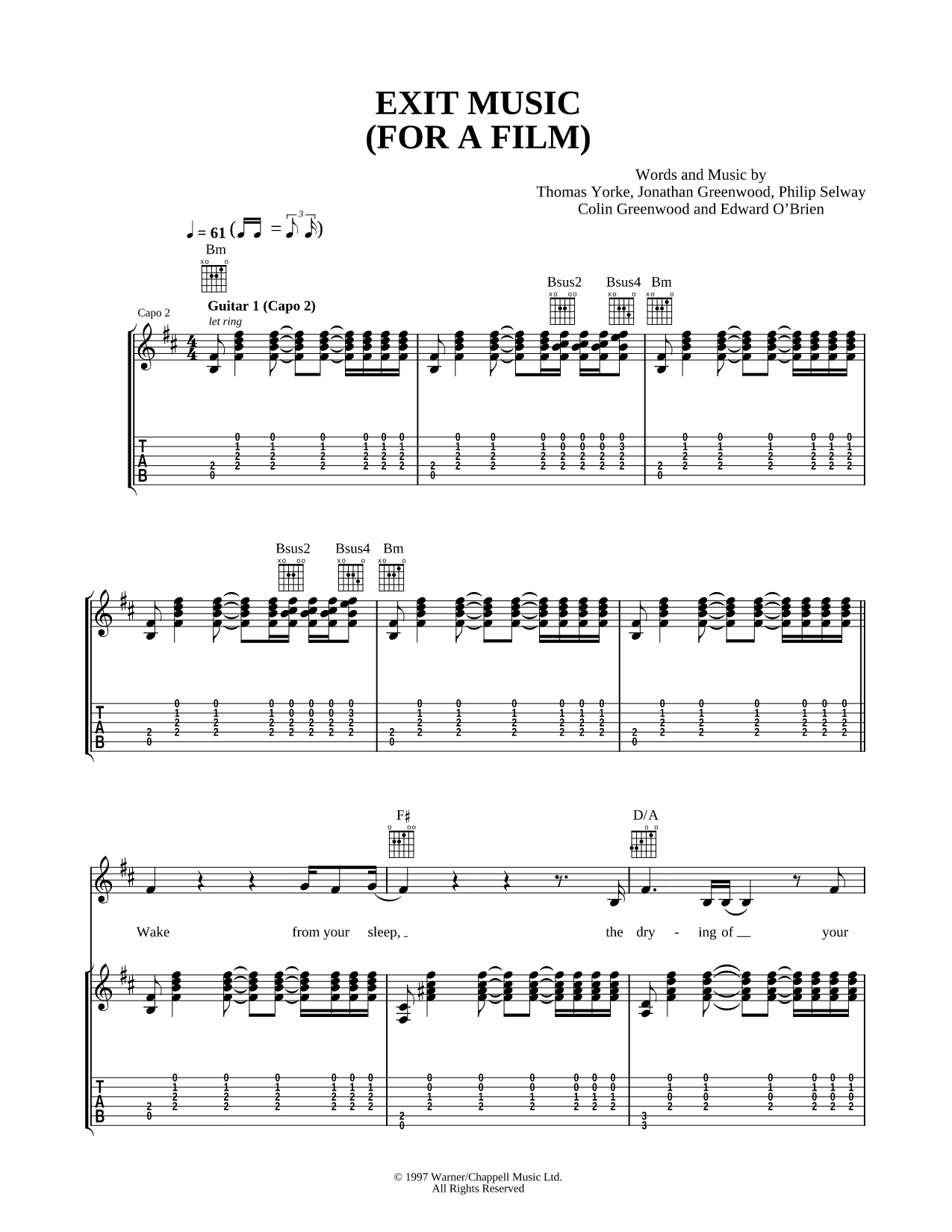 Exit Music (For a Film)
