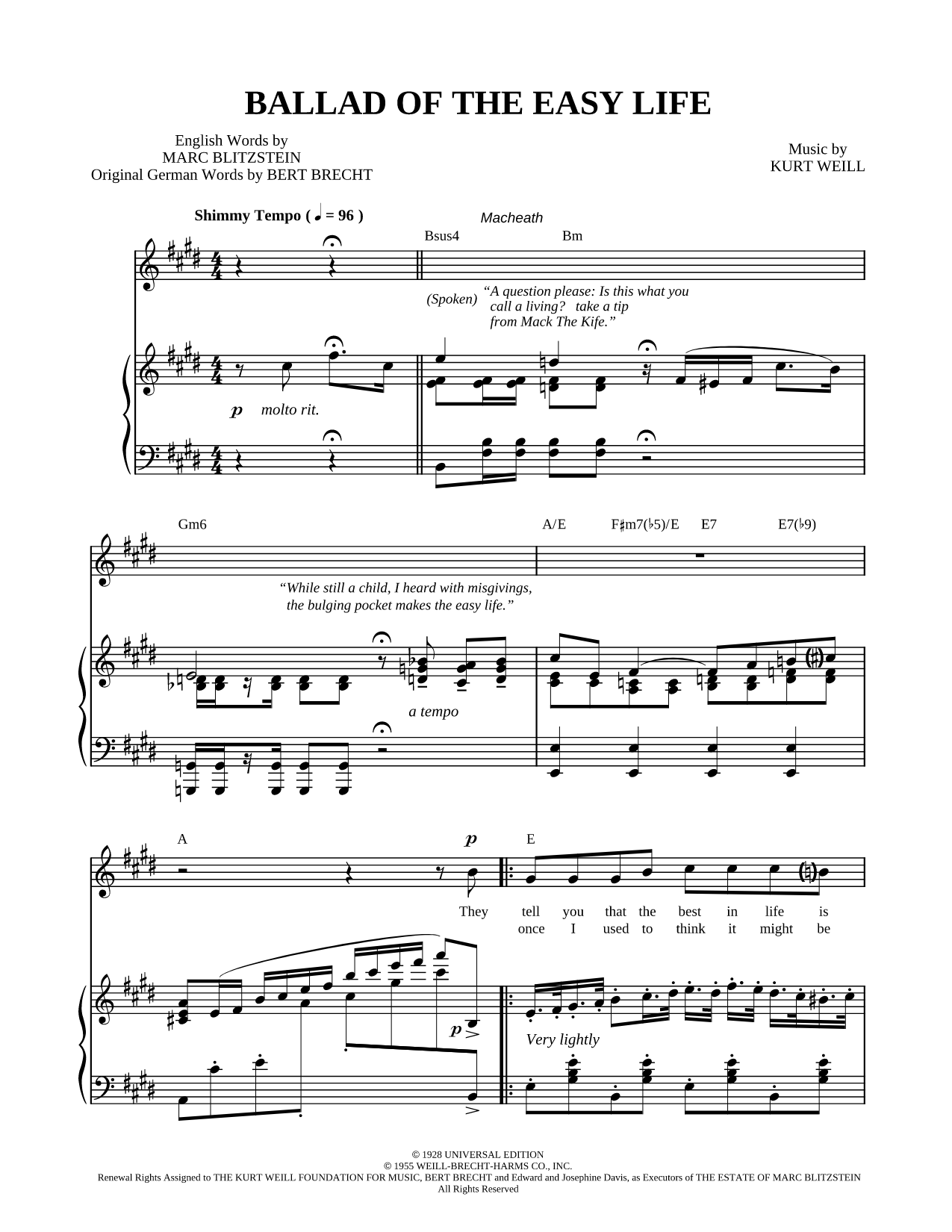 Ballad of the Easy Life