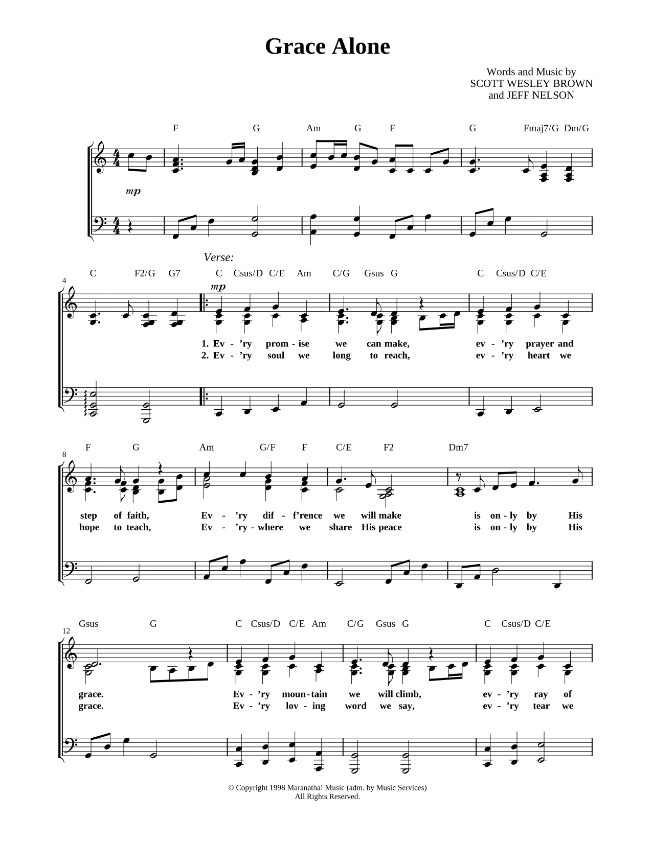 Grace Alone