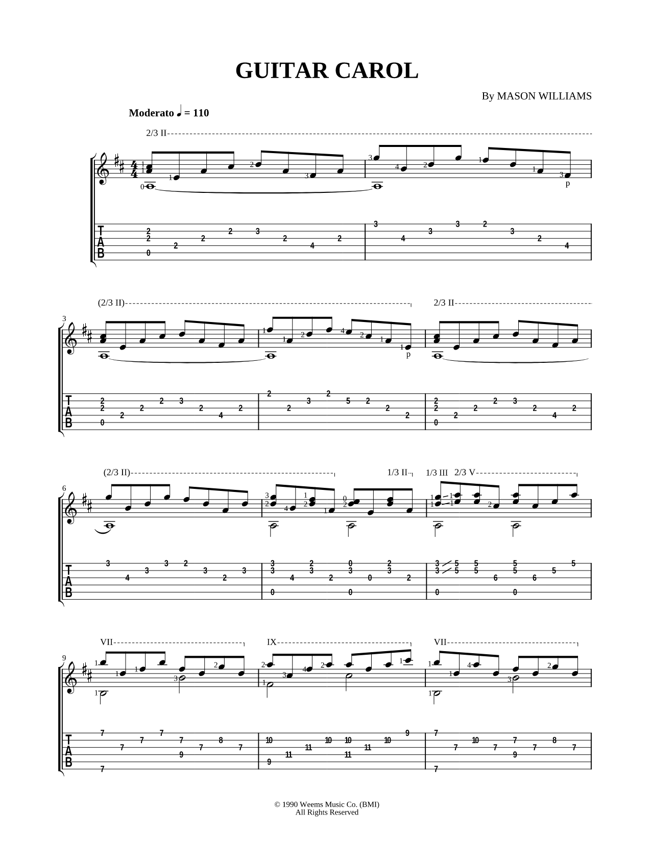 Guitar Carol