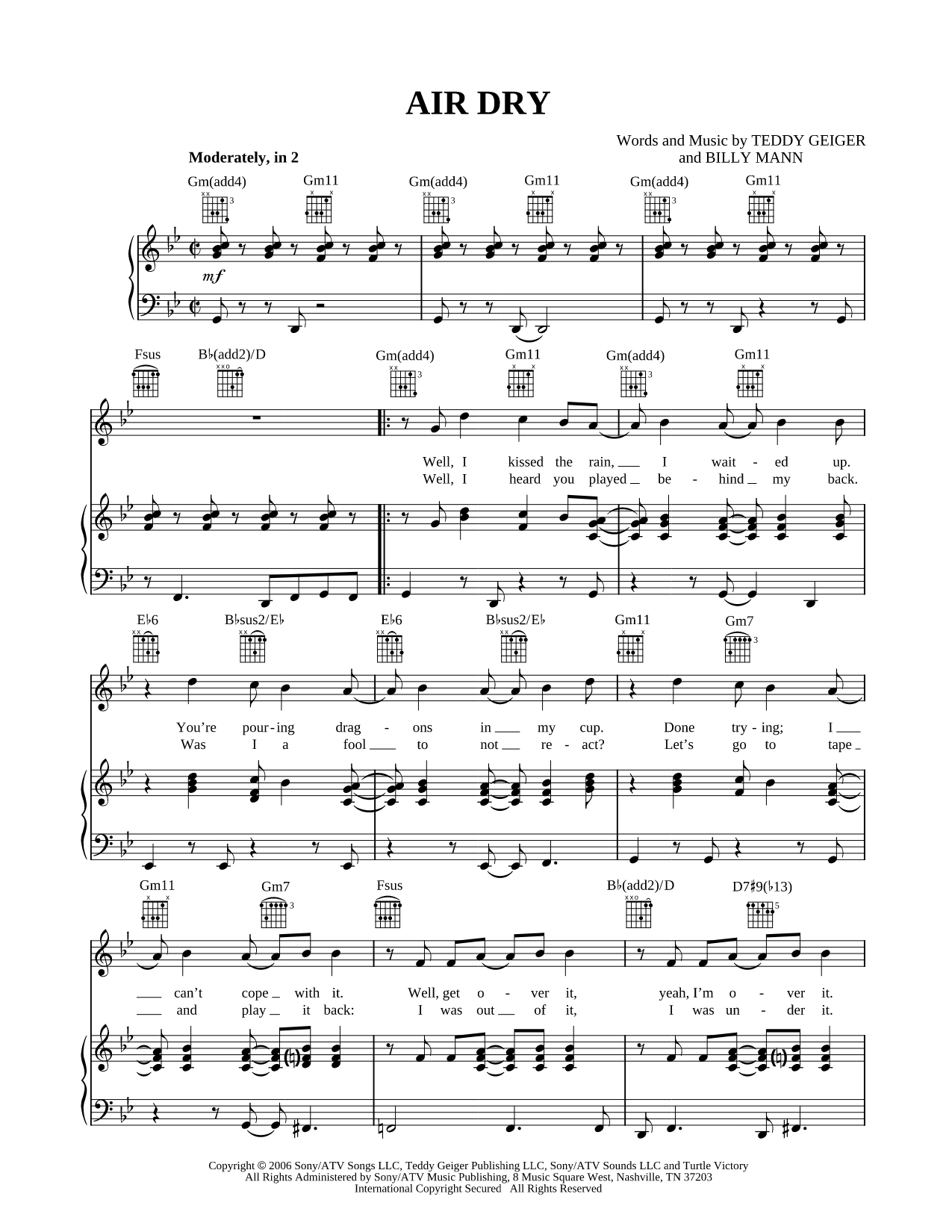 Air Dry