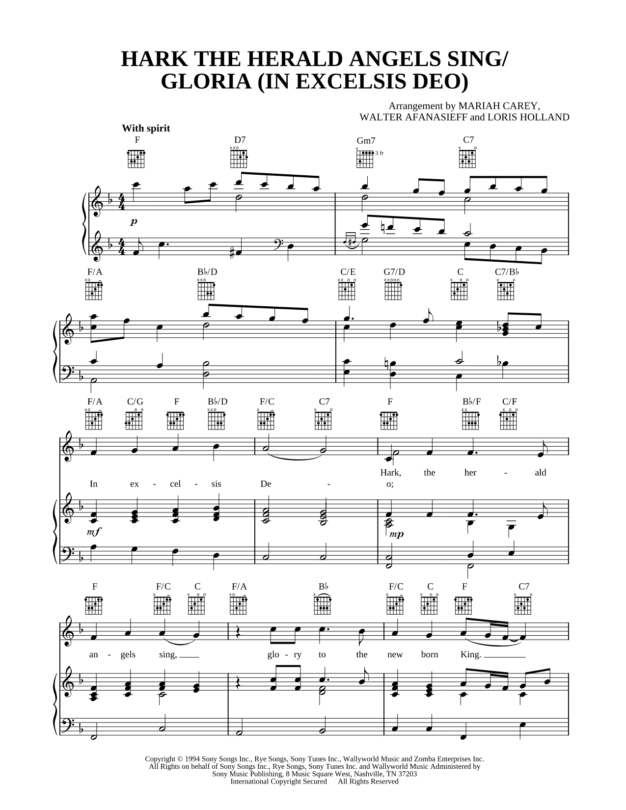 Hark! the Herald Angels Sing / Gloria (In Excelsis Deo)