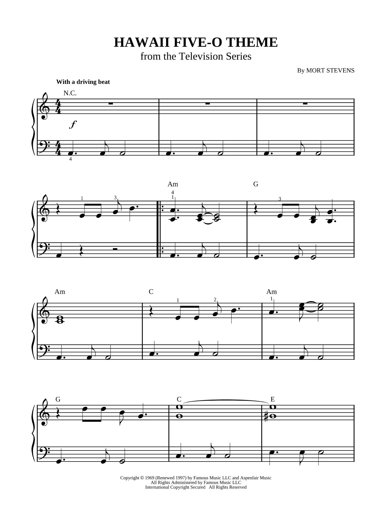 Hawaii Five-O Theme
