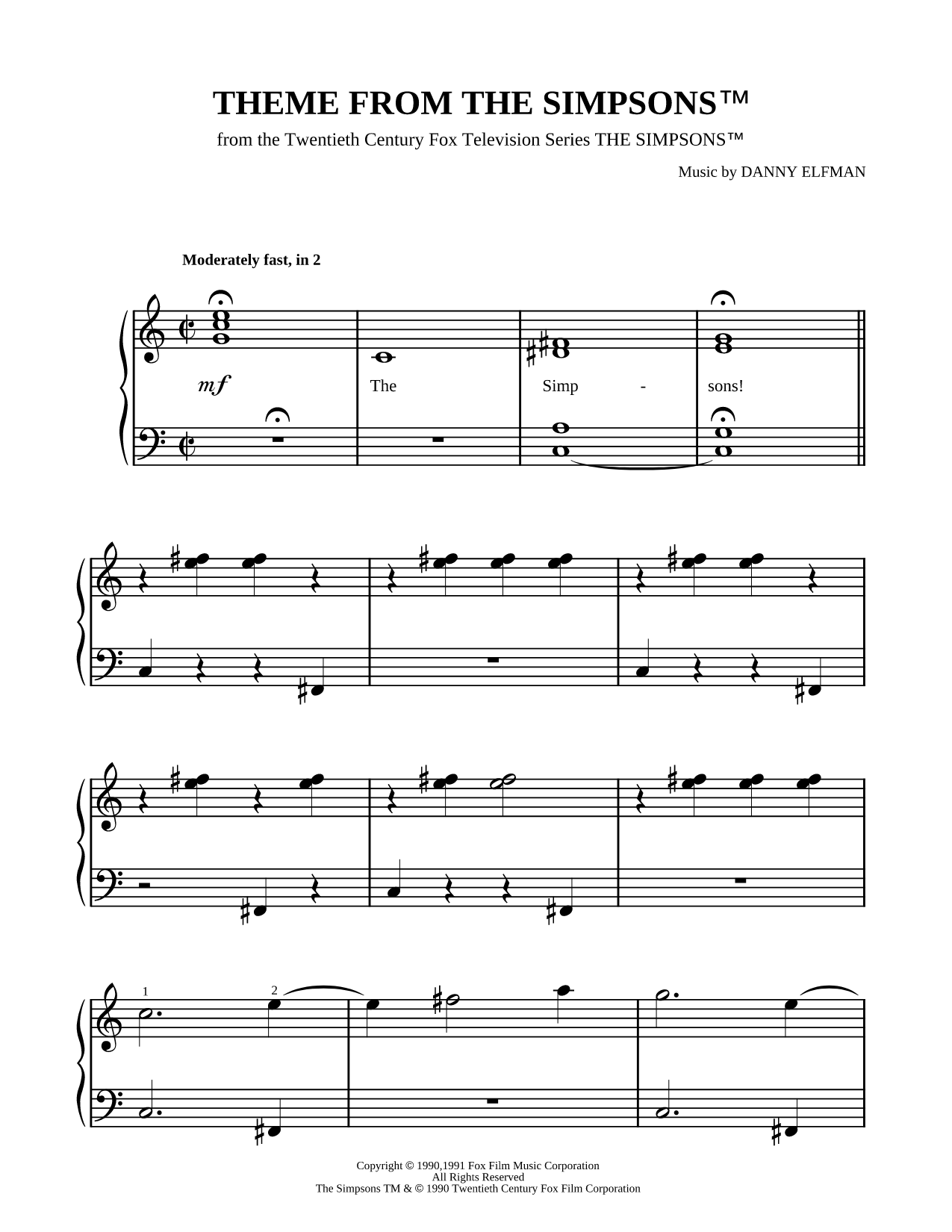 Theme from The Simpsons