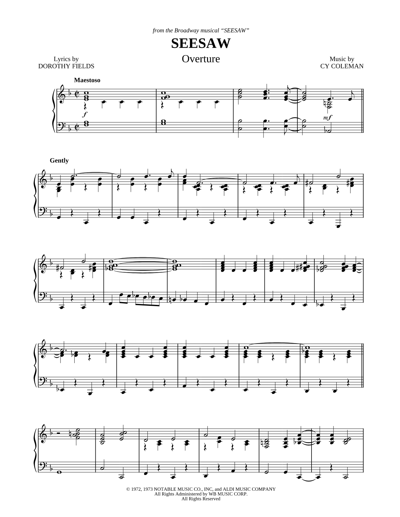 Seesaw (Overture)