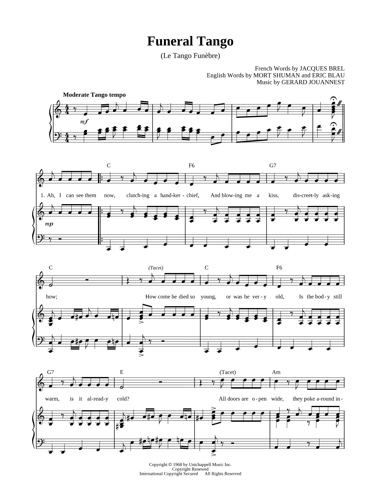 Funeral Tango