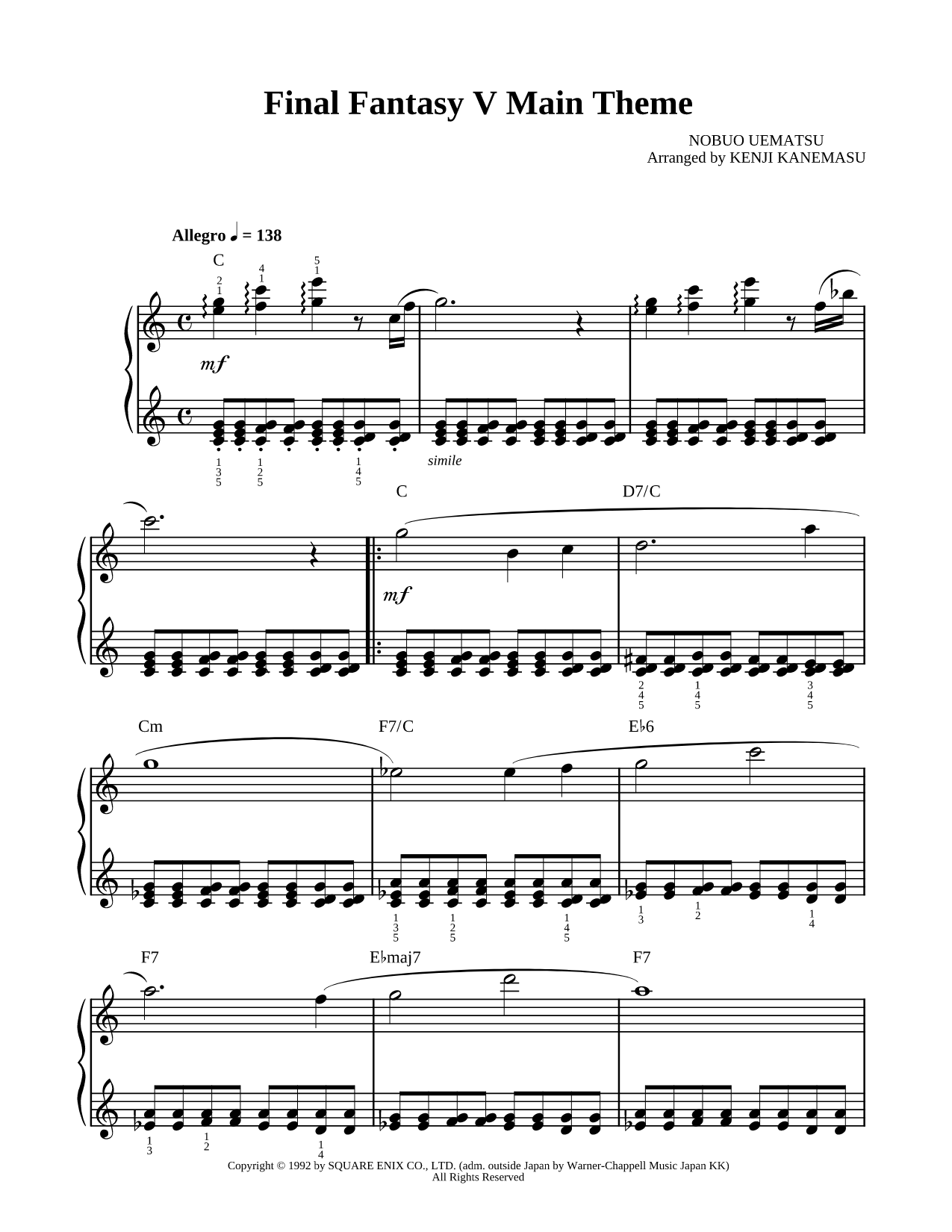 Final Fantasy V Main Theme