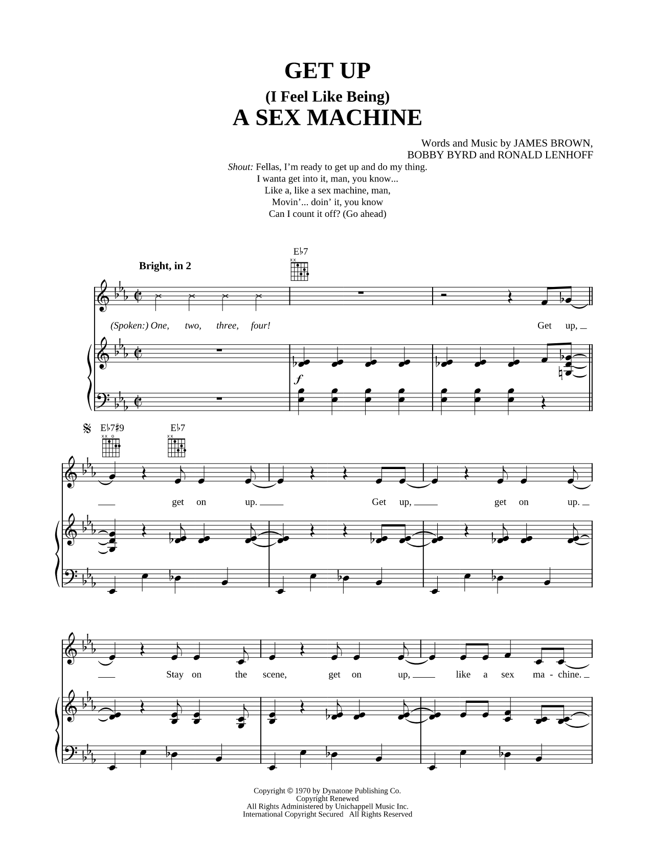 Get Up (I Feel Like Being A) Sex Machine