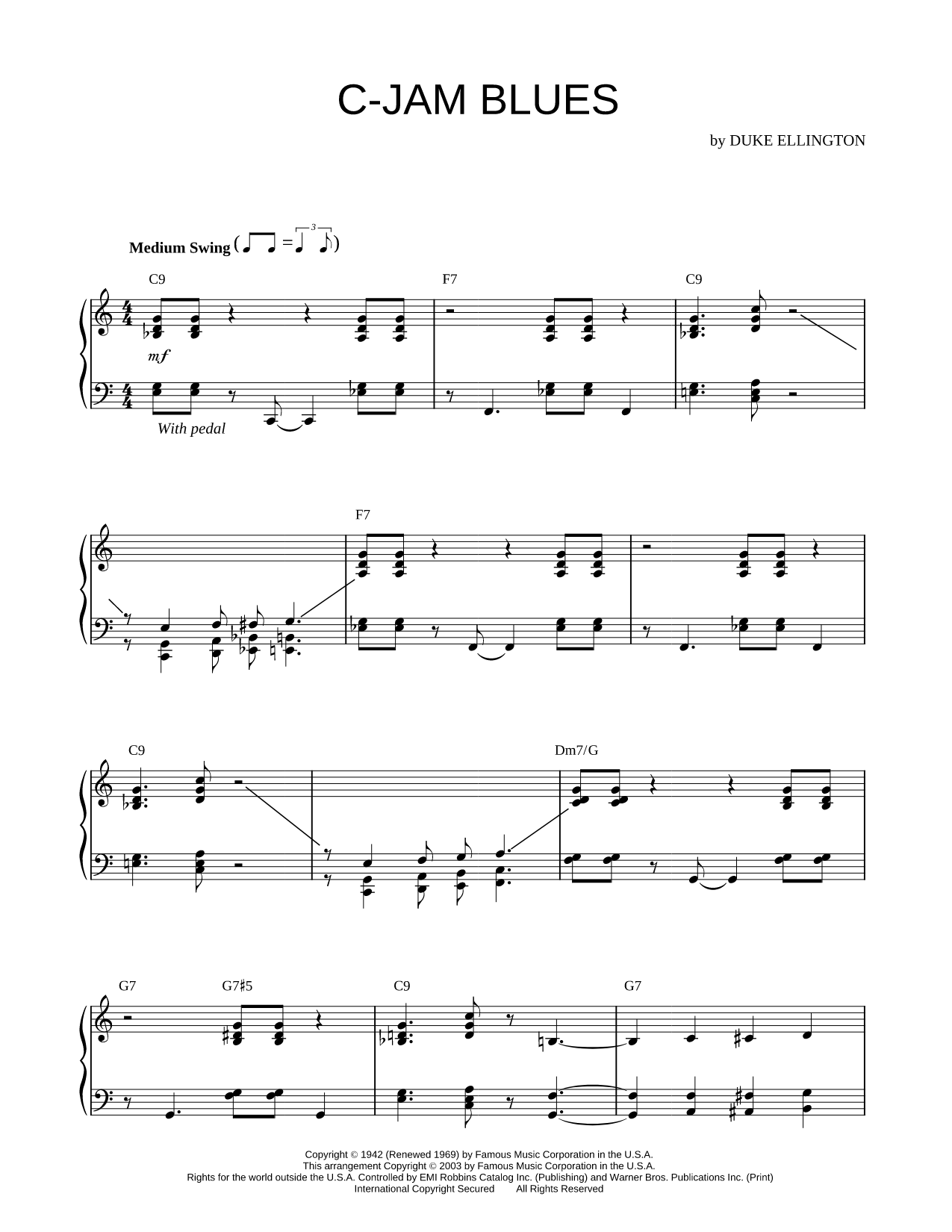 C Jam Blues