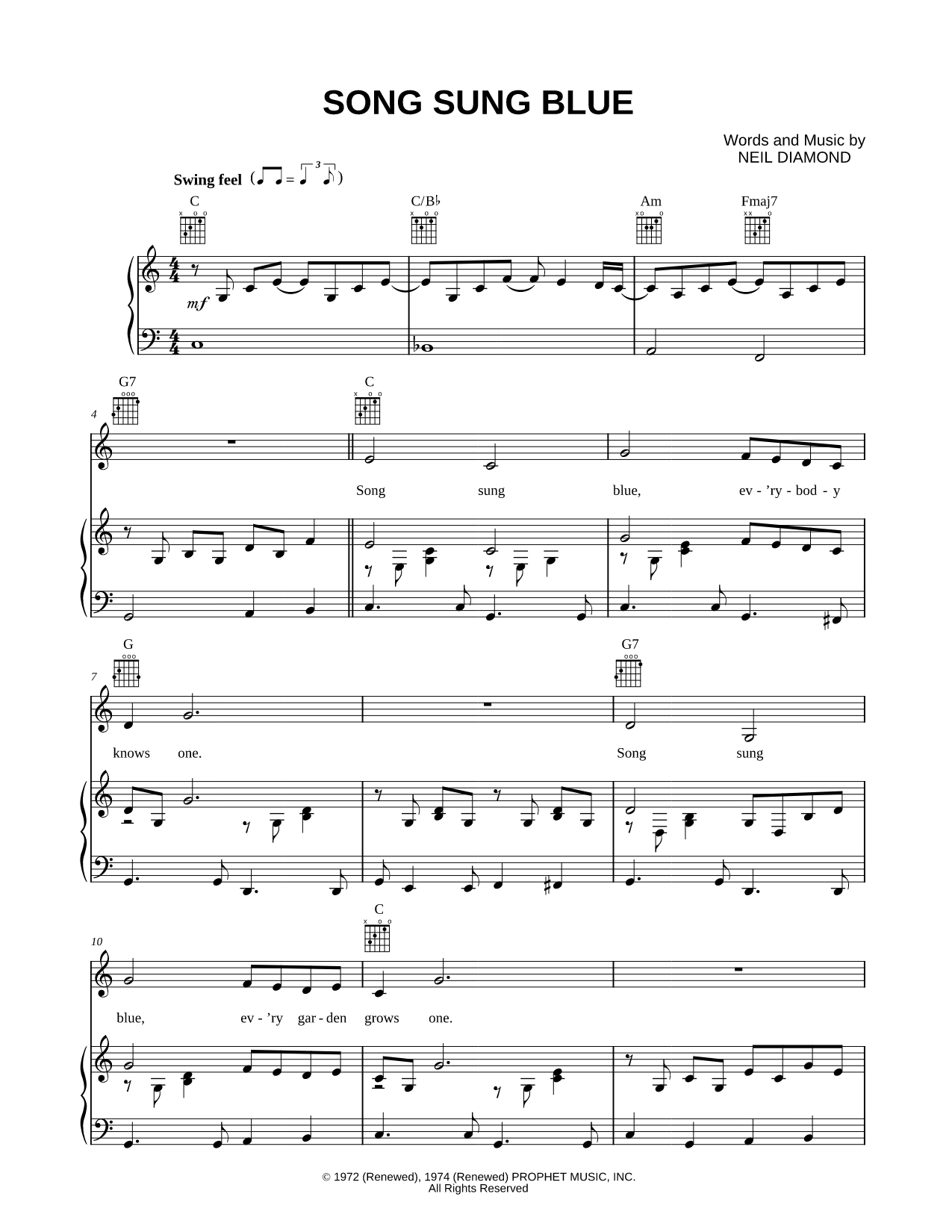 Song Sung Blue