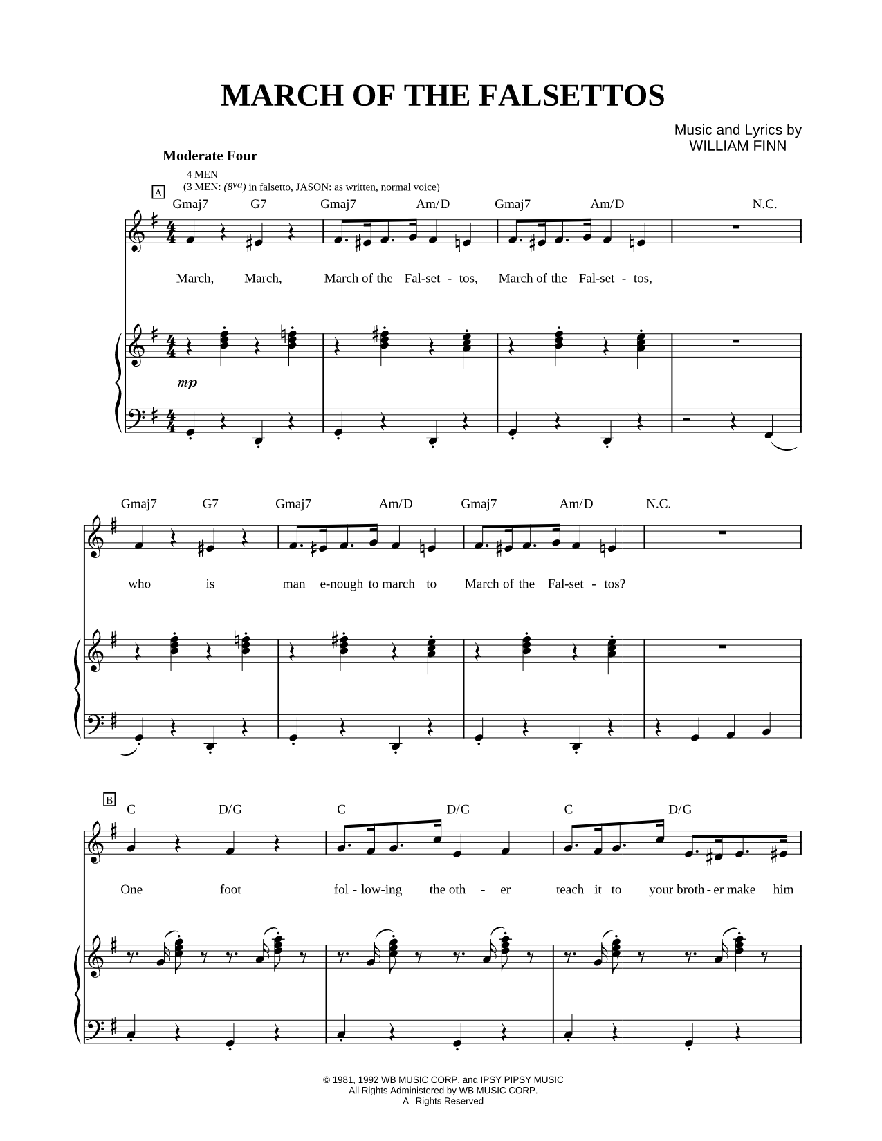 March of the Falsettos
