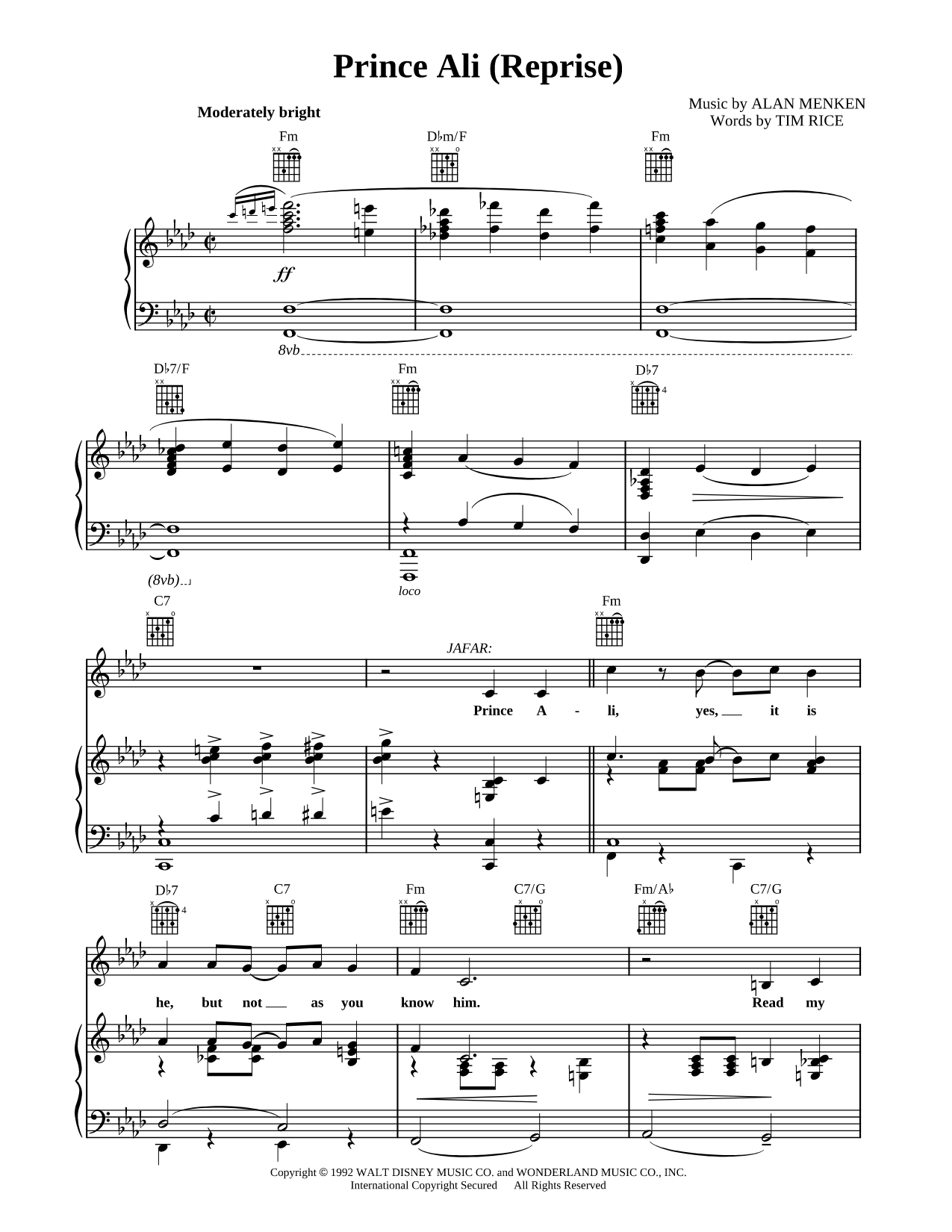 Prince Ali (Reprise)