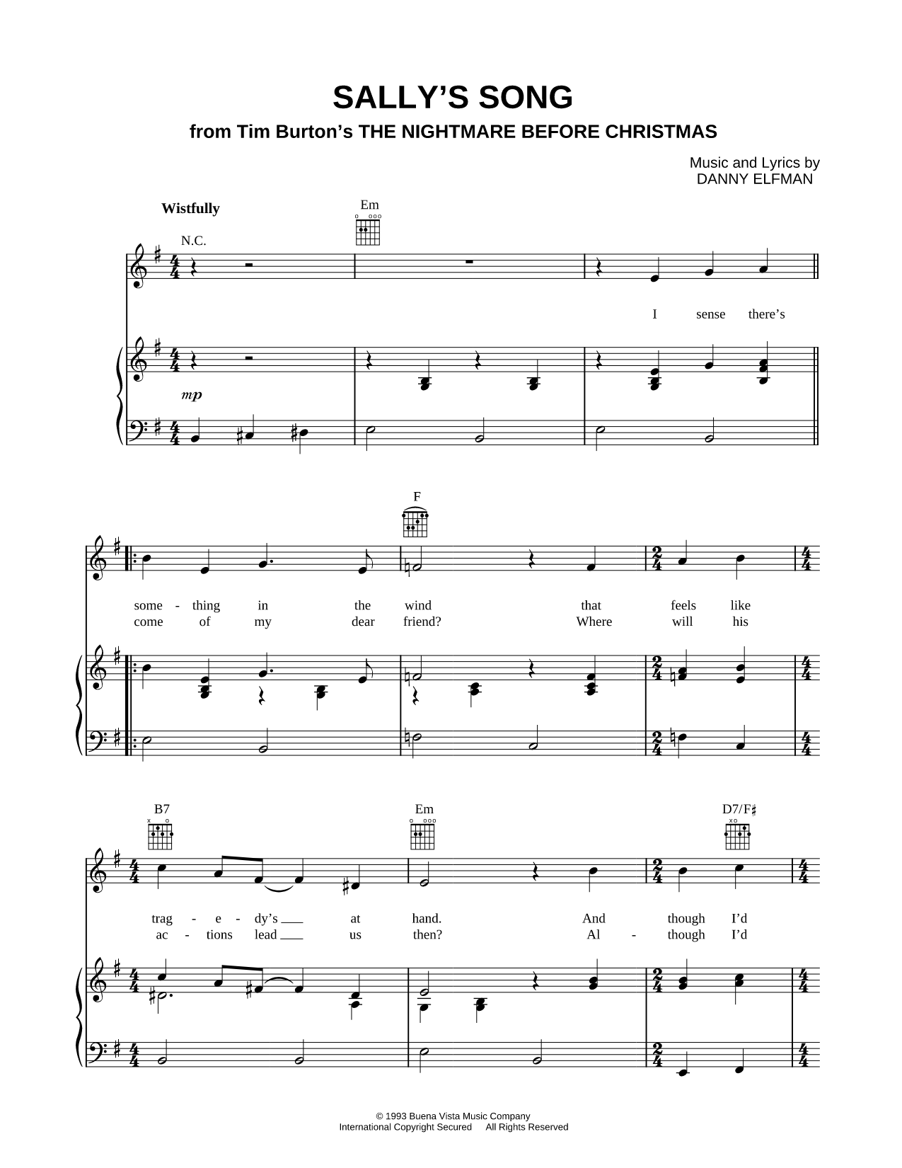 Sally's Song