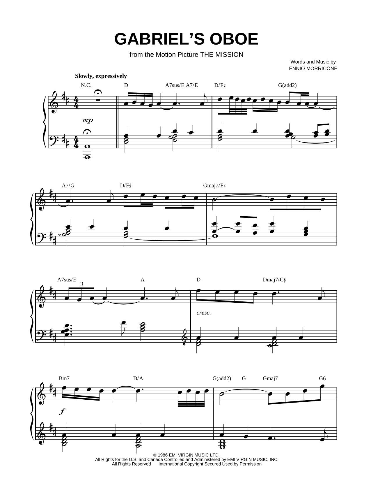 Gabriel's Oboe