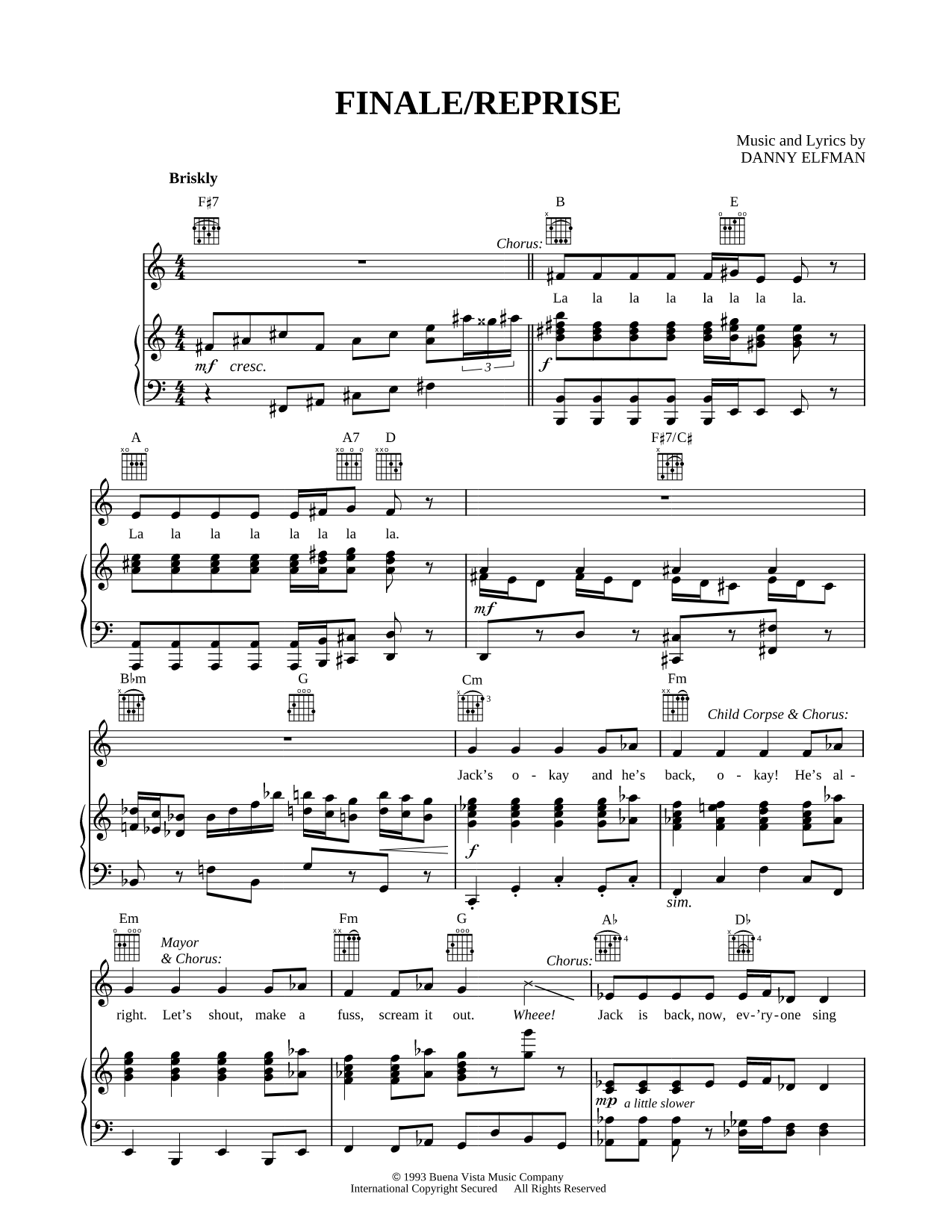 Finale / Reprise