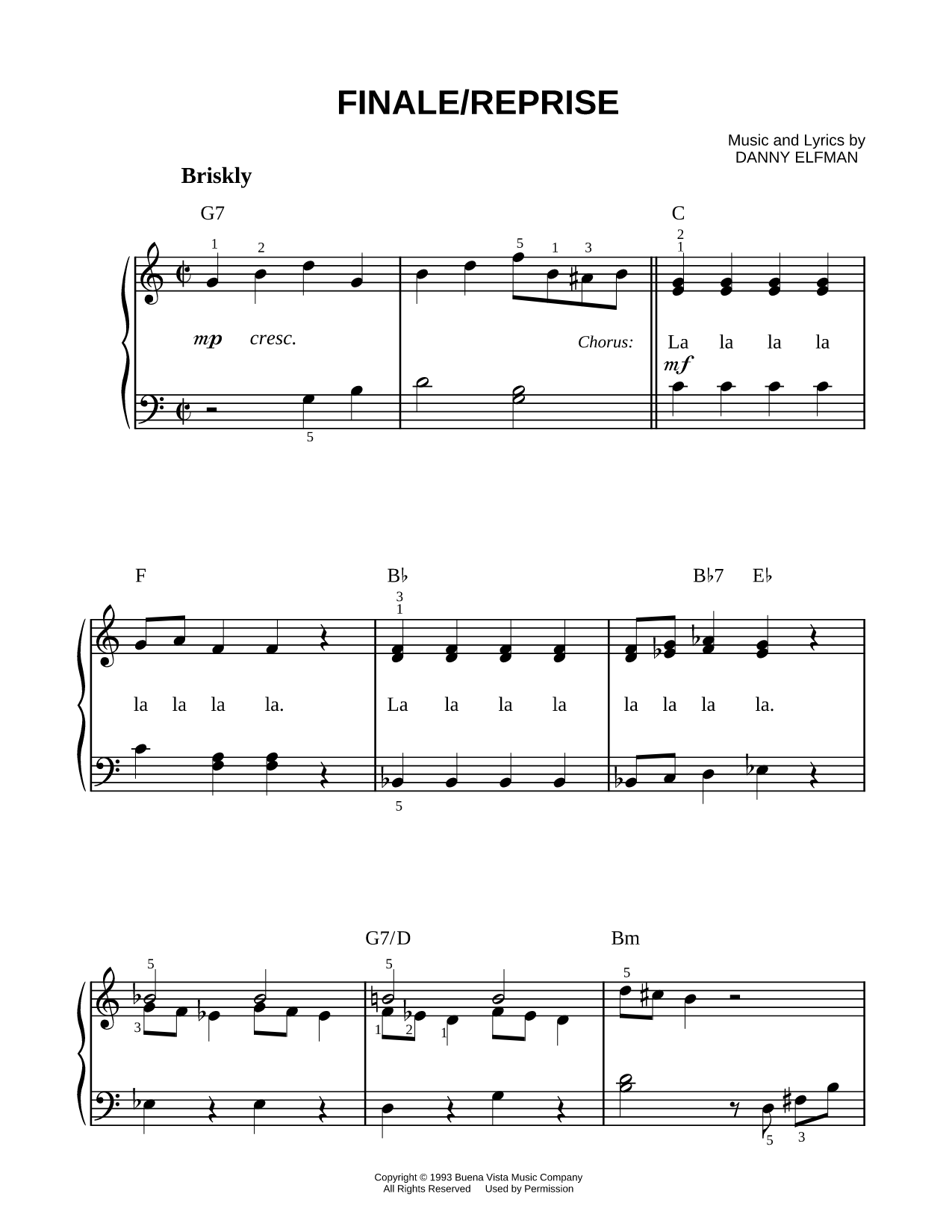 Finale / Reprise