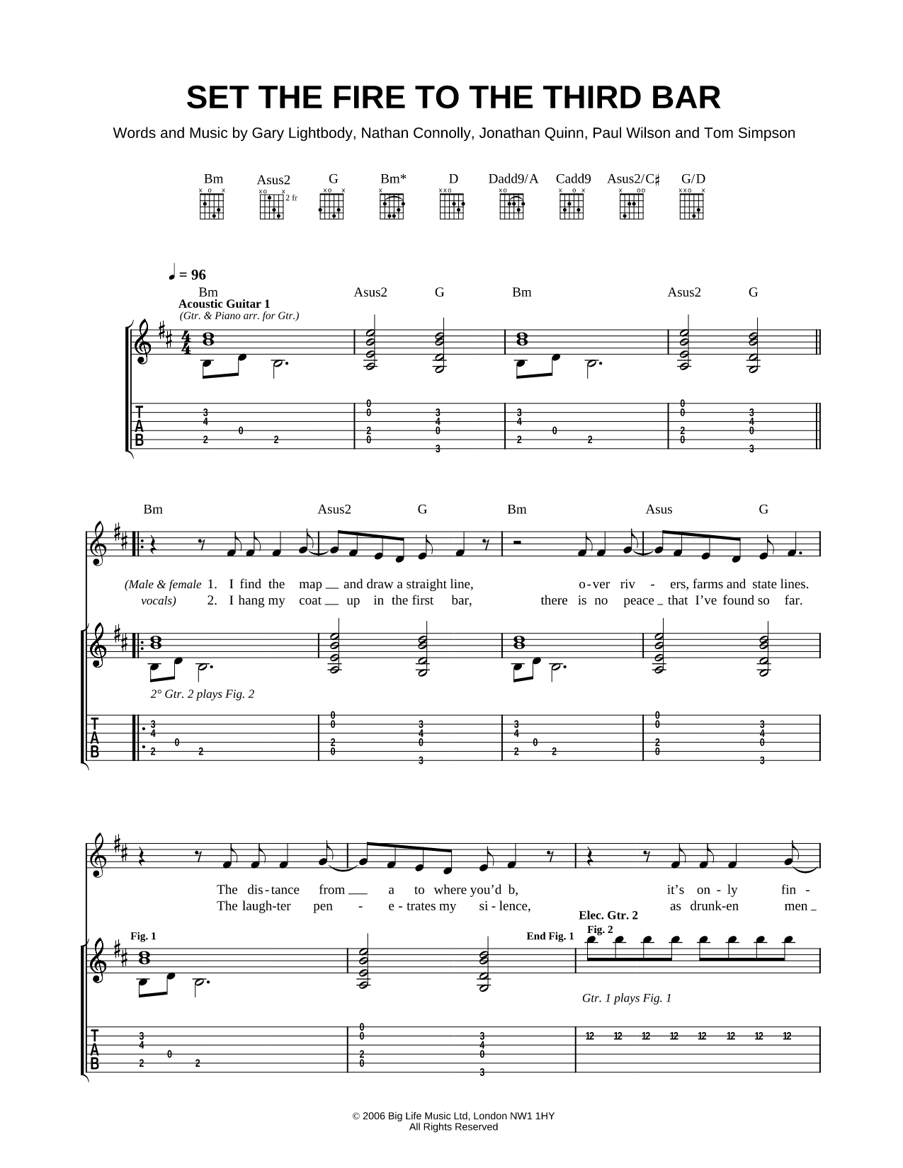 Set the Fire To the Third Bar
