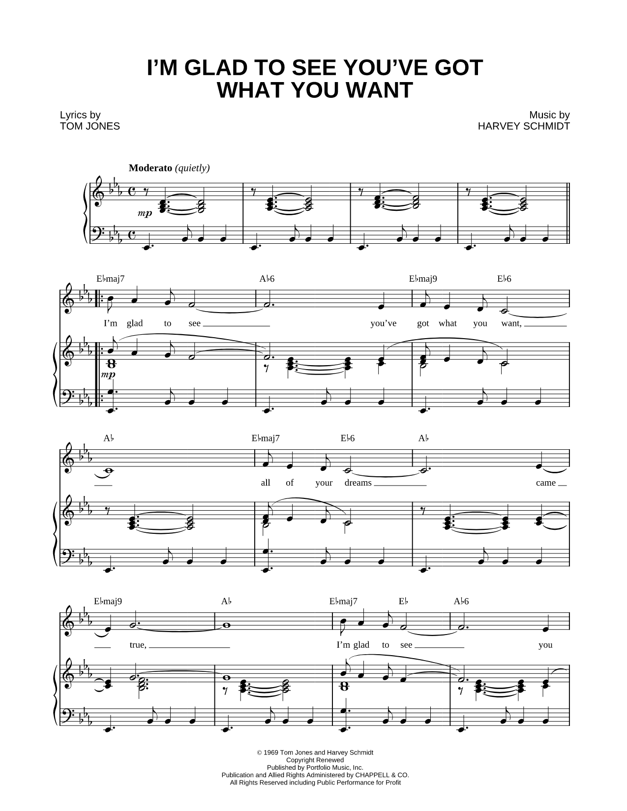 I'm Glad To See You've Got What You Want