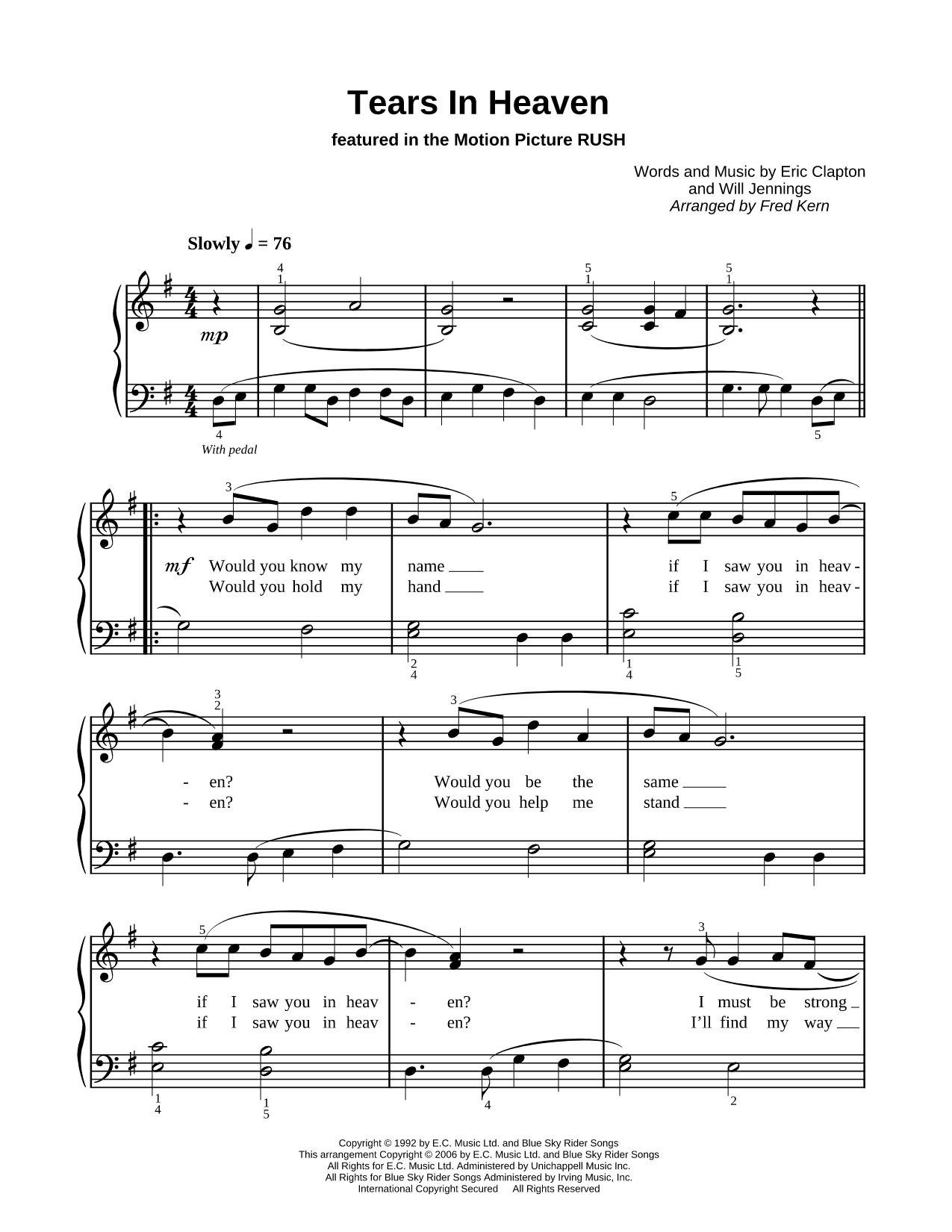 Tears in Heaven
