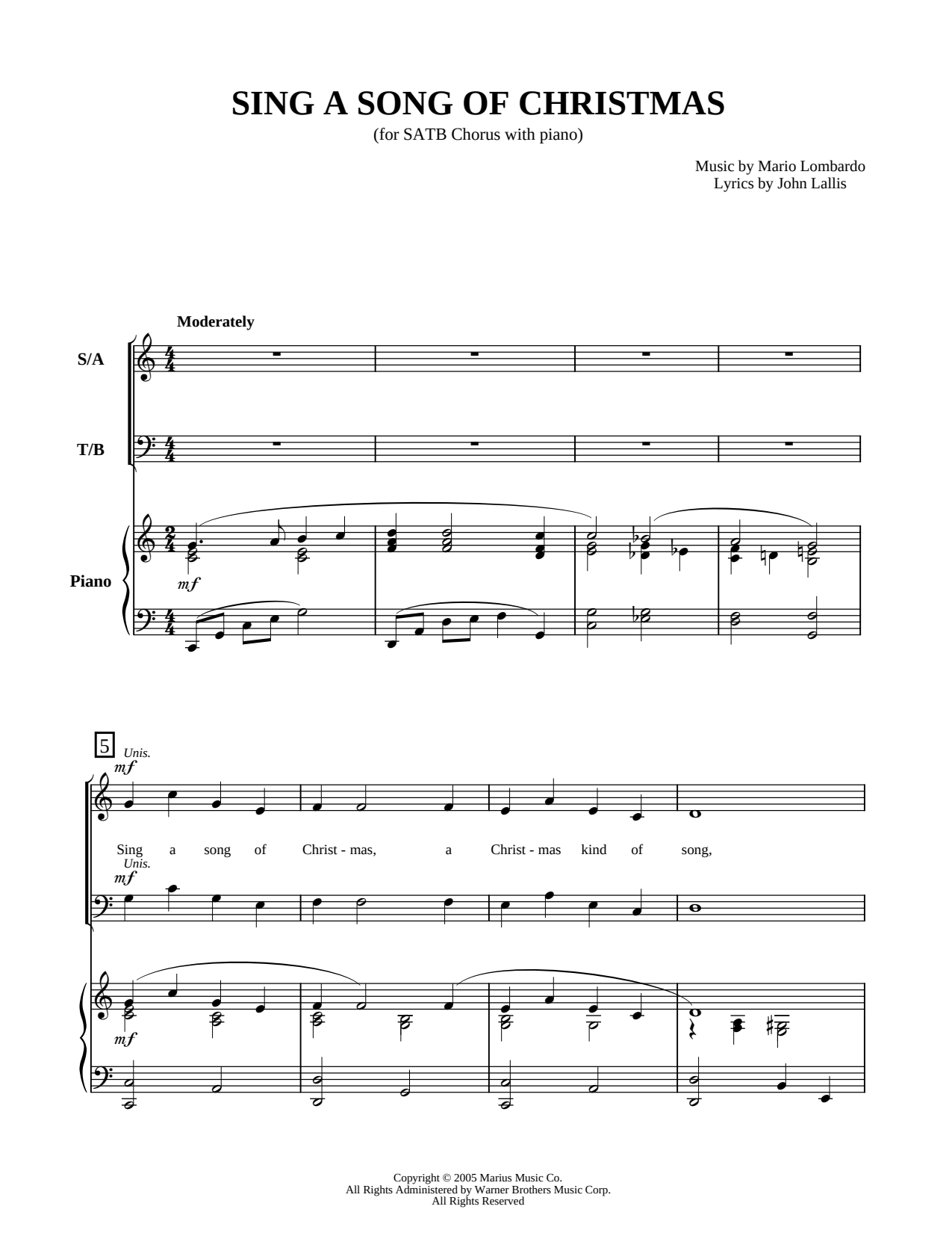 Sing a Song of Christmas