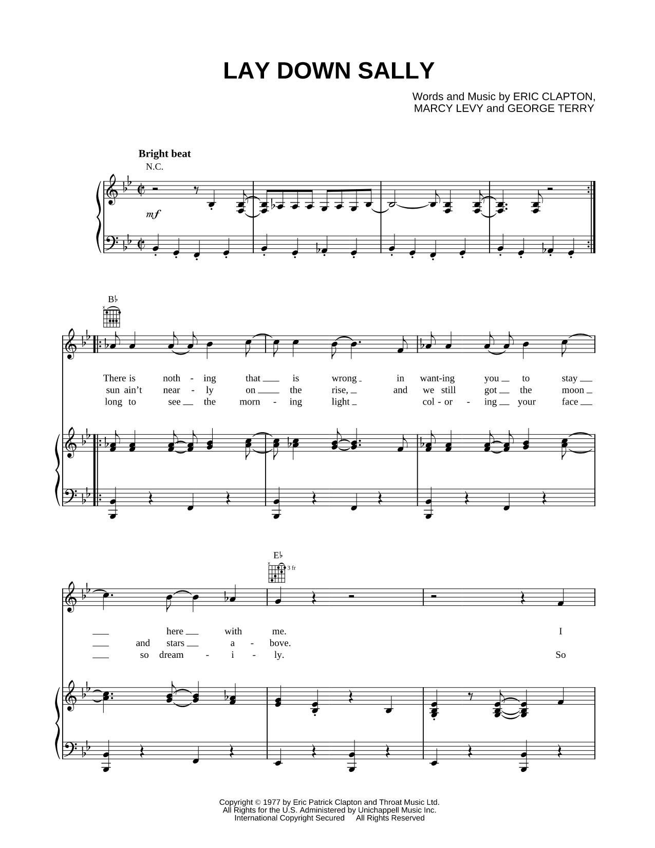 Lay Down Sally