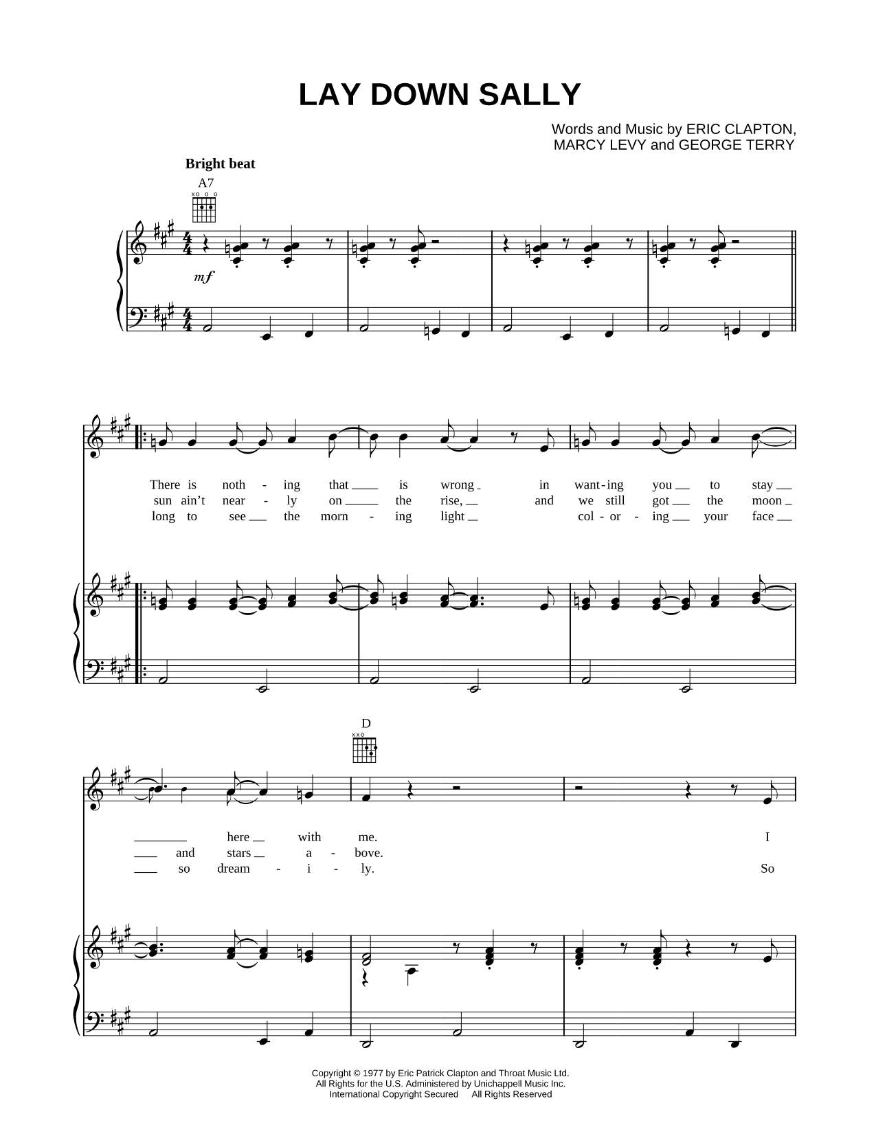 Lay Down Sally